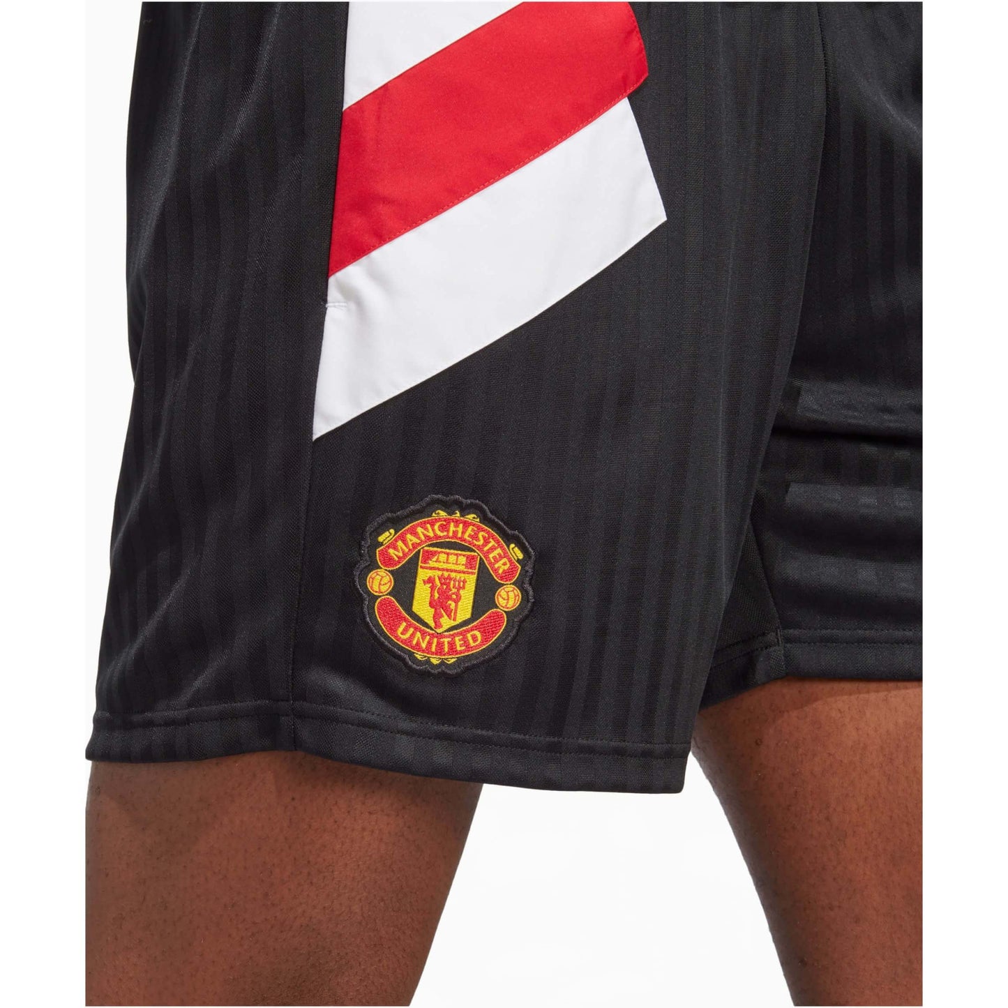 Adidas Men Manchester United Icon Shorts Black/White/Red