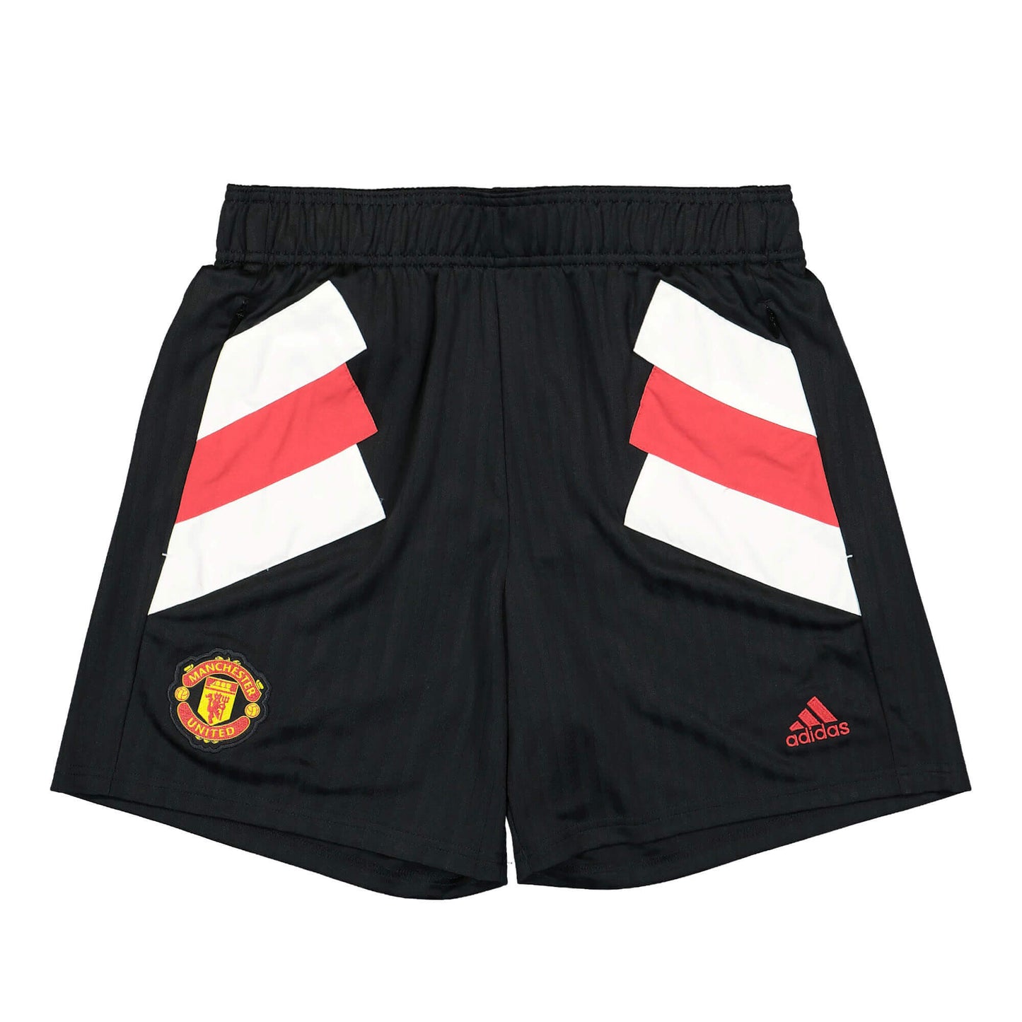 Adidas Men Manchester United Icon Shorts Black/White/Red