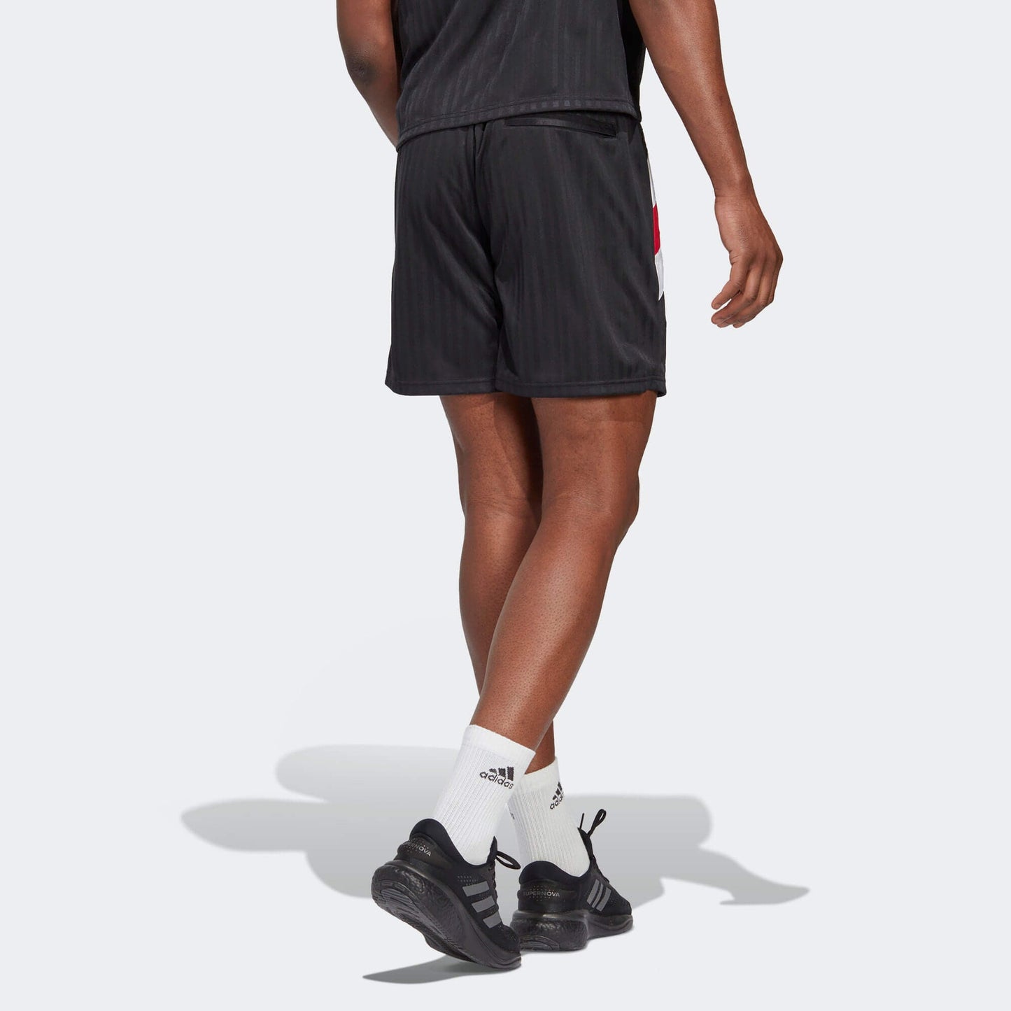 Adidas Men Manchester United Icon Shorts Black/White/Red