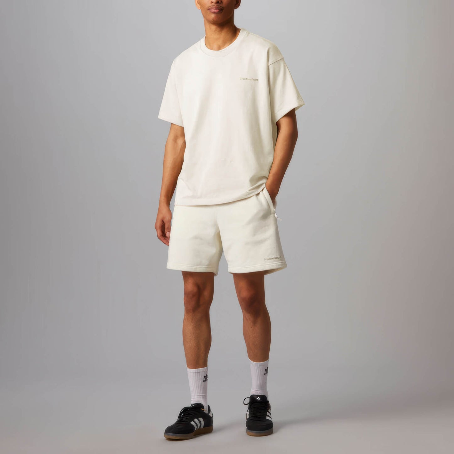 Adidas Men Pharrell Williams Basics Short White