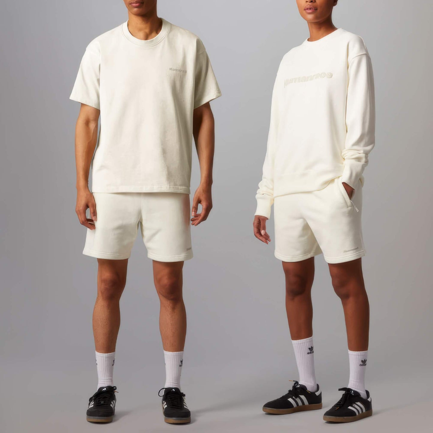 Adidas Men Pharrell Williams Basics Short White