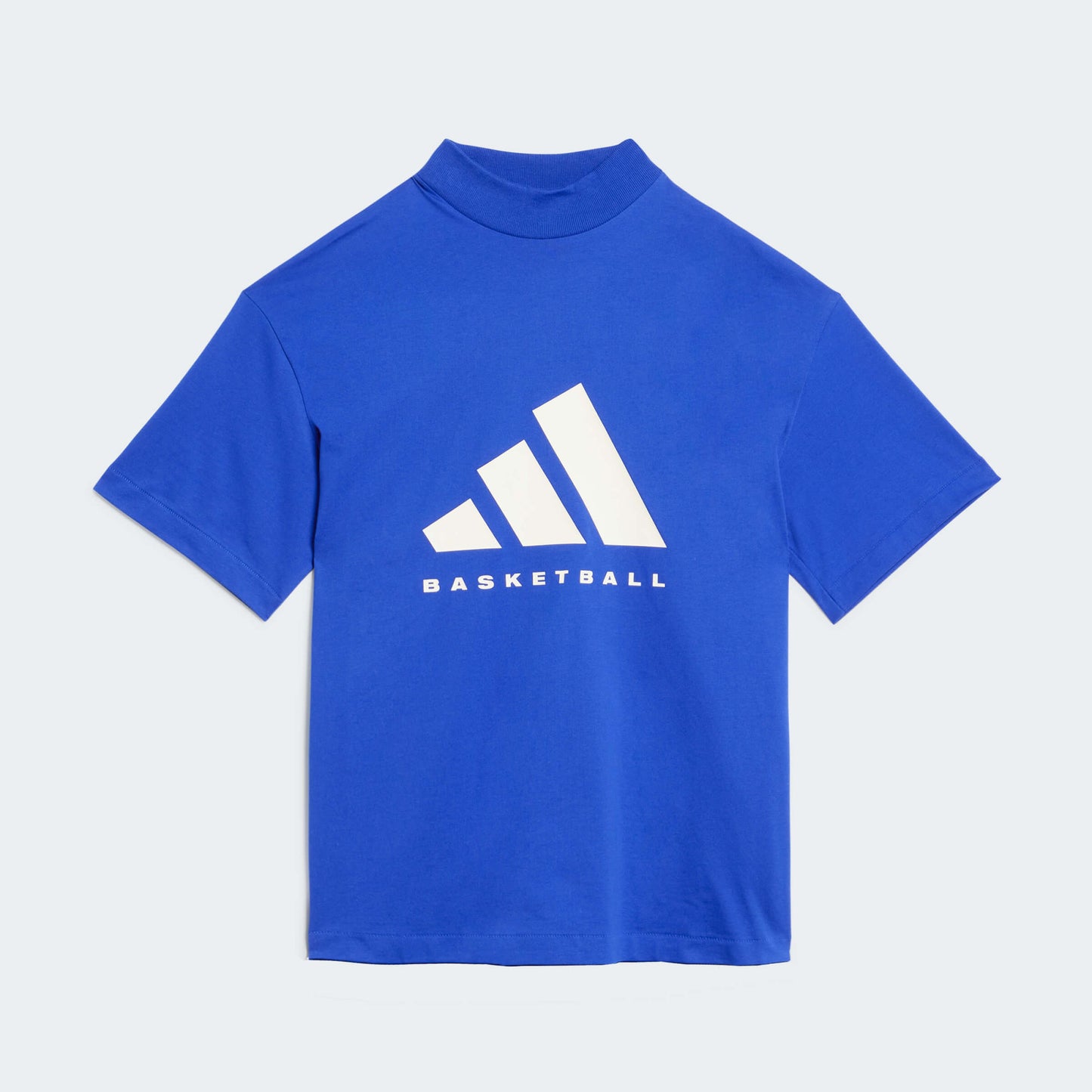 Adidas Unisex One Basketball Cotton Jersey T-Shirt Blue/White