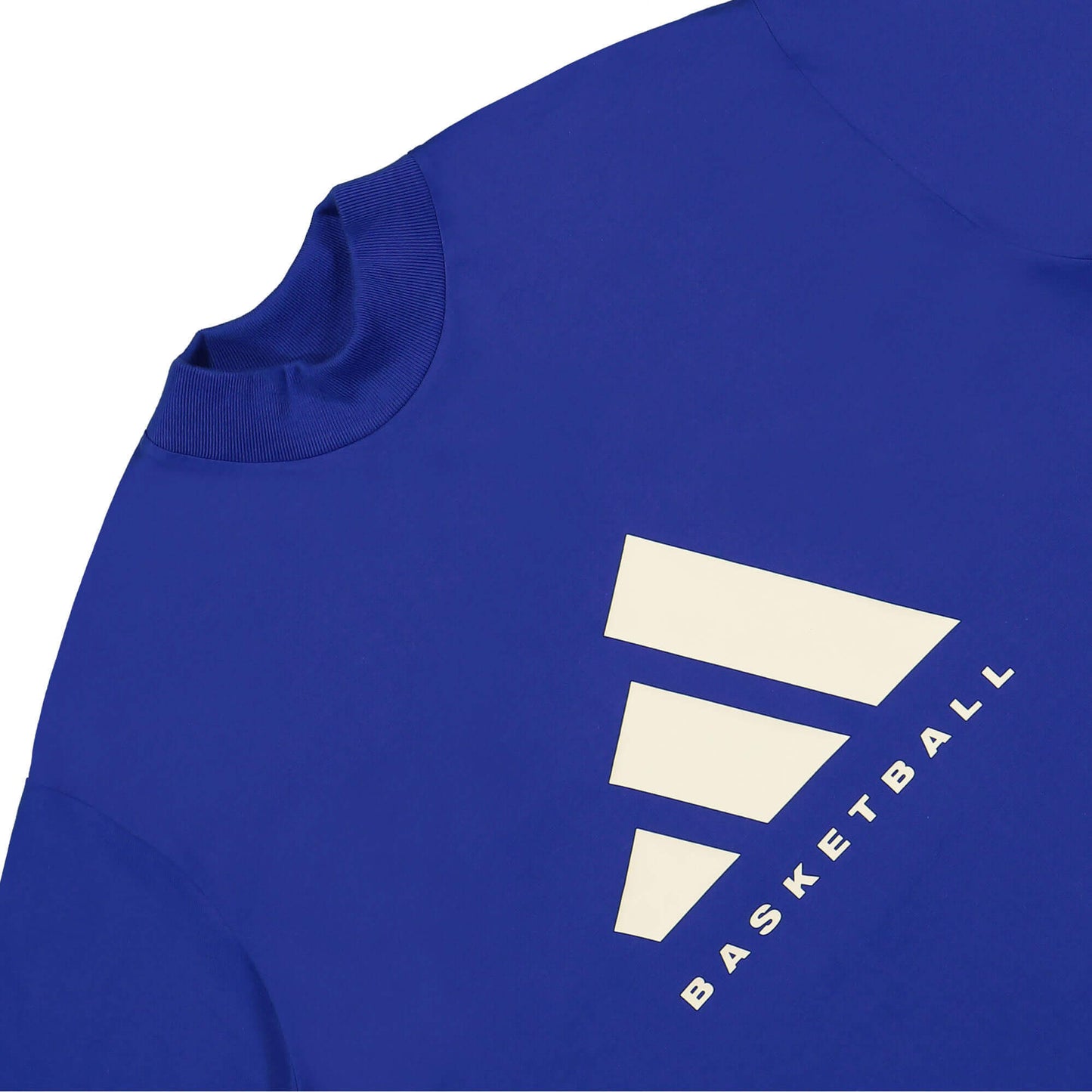 Adidas Unisex One Basketball Cotton Jersey T-Shirt Blue/White