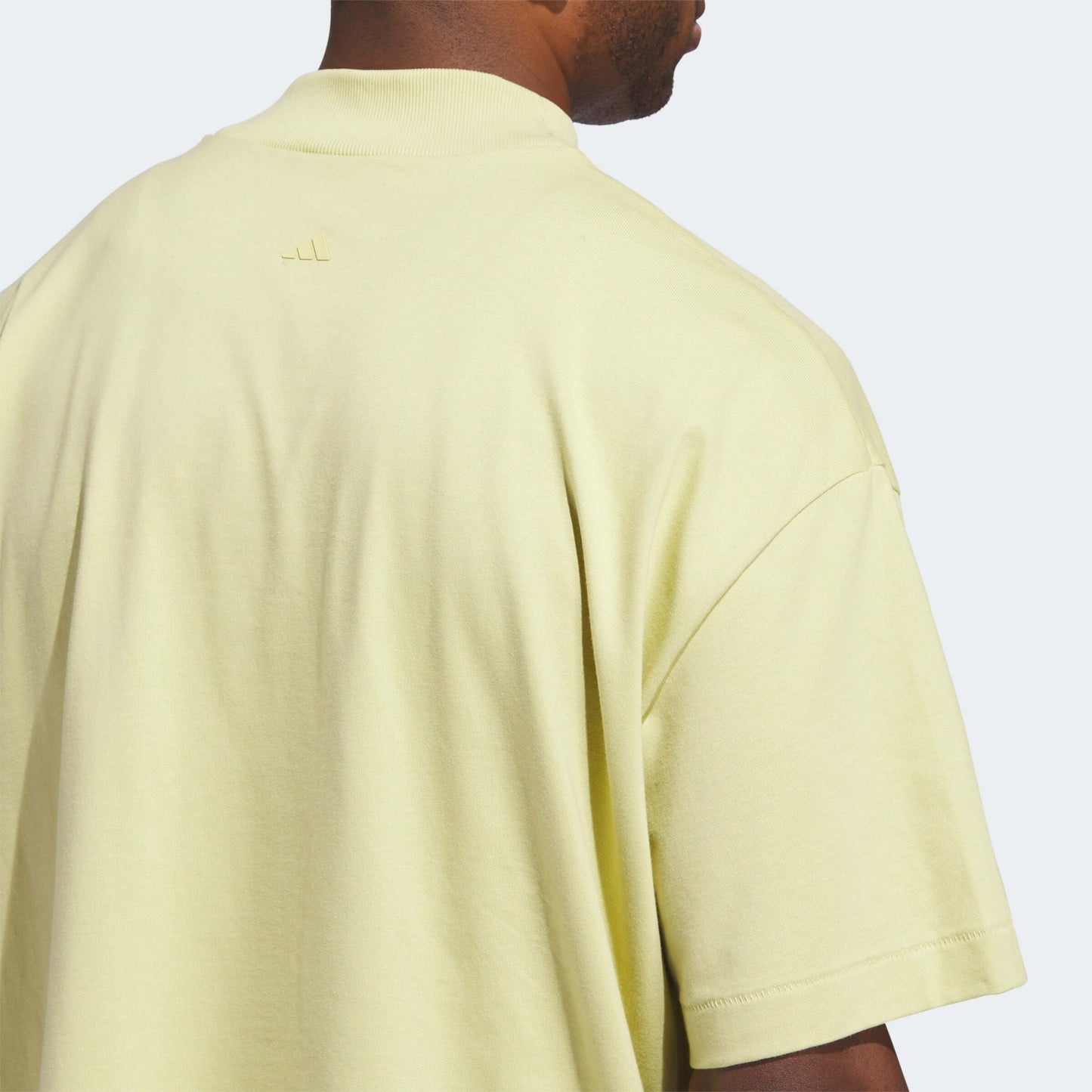 Adidas Unisex One Basketball Cotton Jersey T-Shirt Yellow