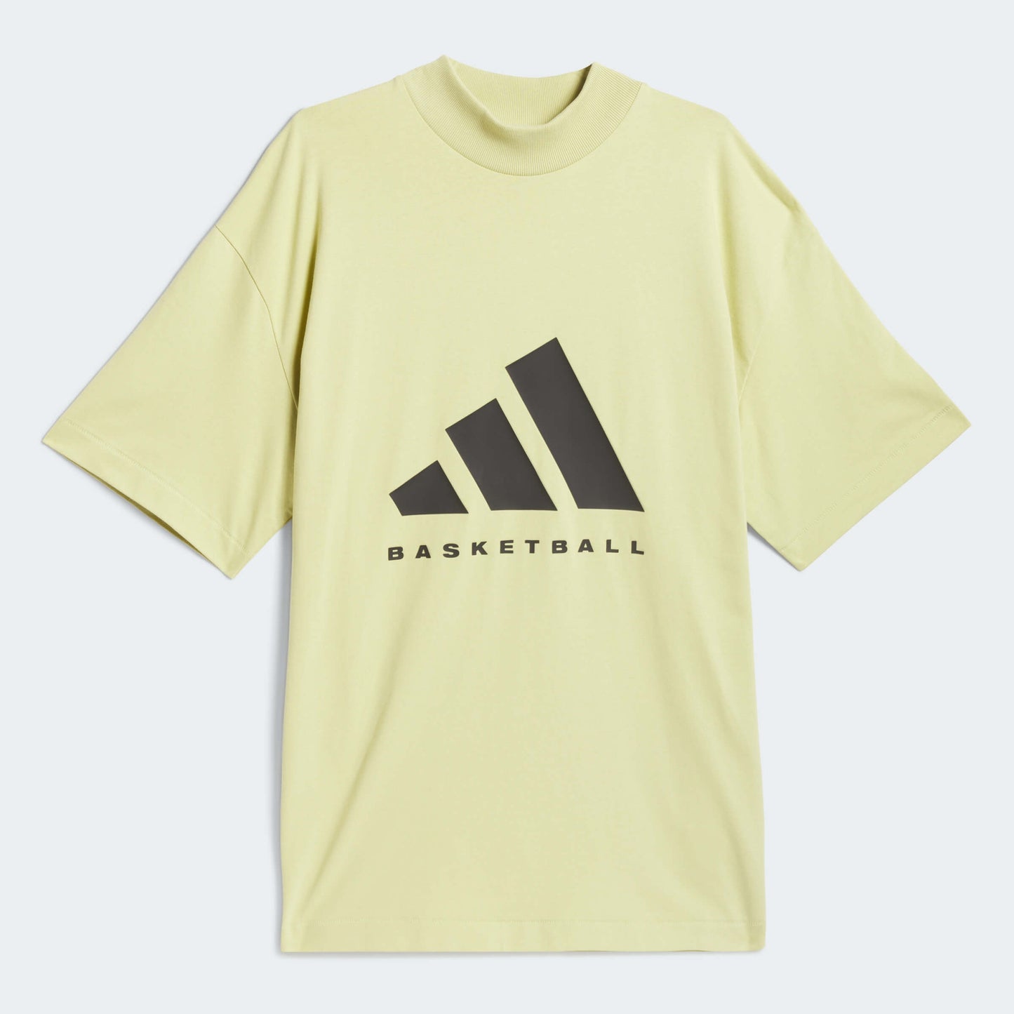 Adidas Unisex One Basketball Cotton Jersey T-Shirt Yellow