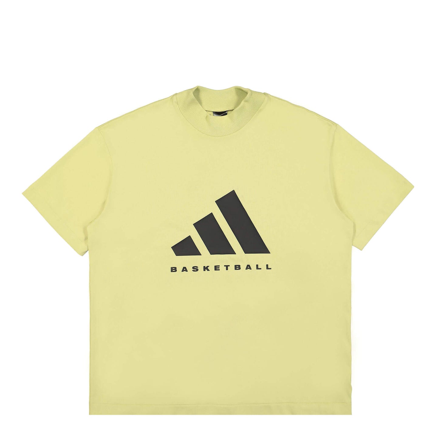 Adidas Unisex One Basketball Cotton Jersey T-Shirt Yellow