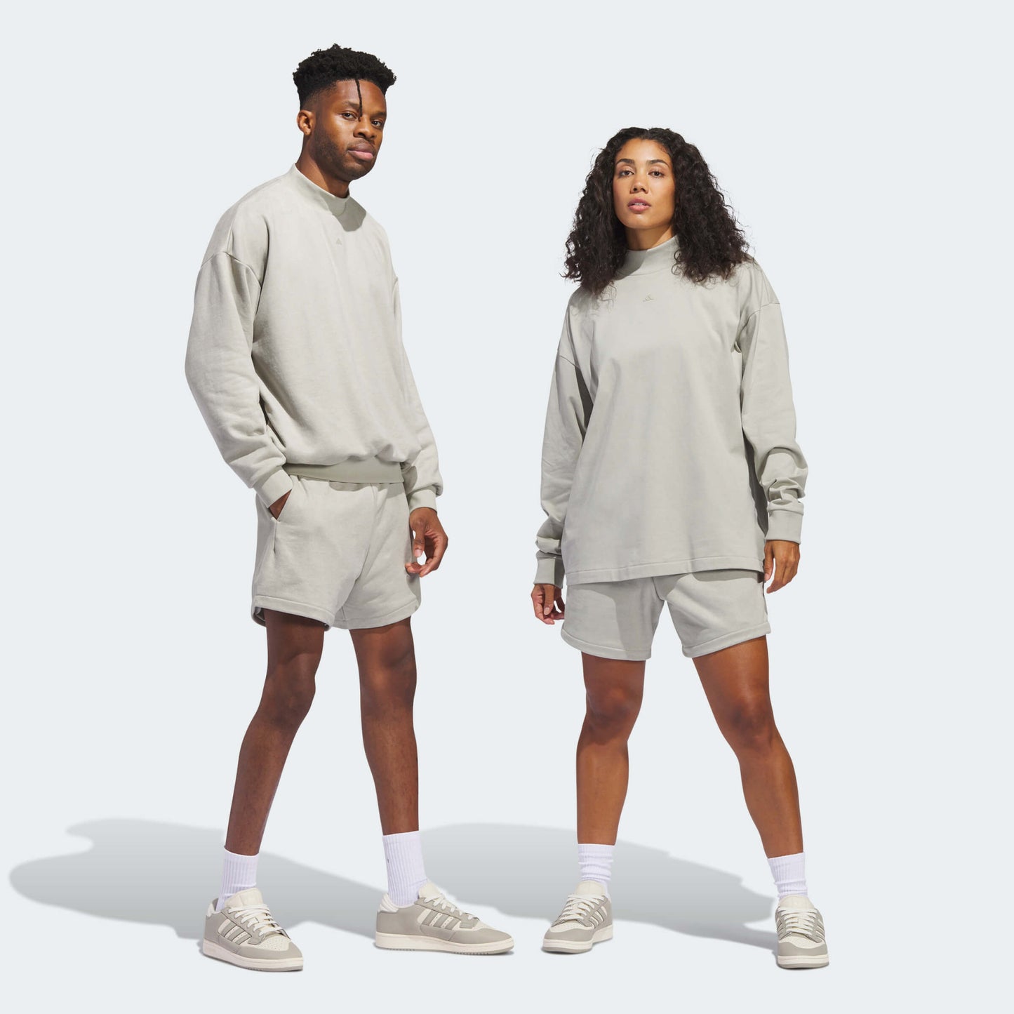 Adidas Unisex One Basketball Suede Short Metal Grey