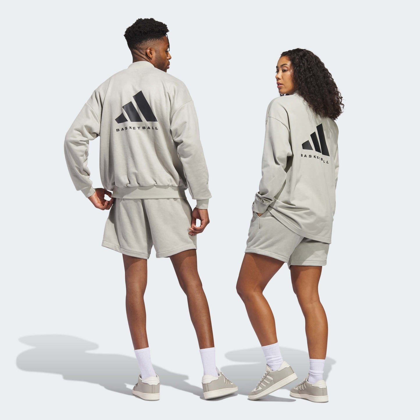 Adidas Unisex One Basketball Suede Short Metal Grey