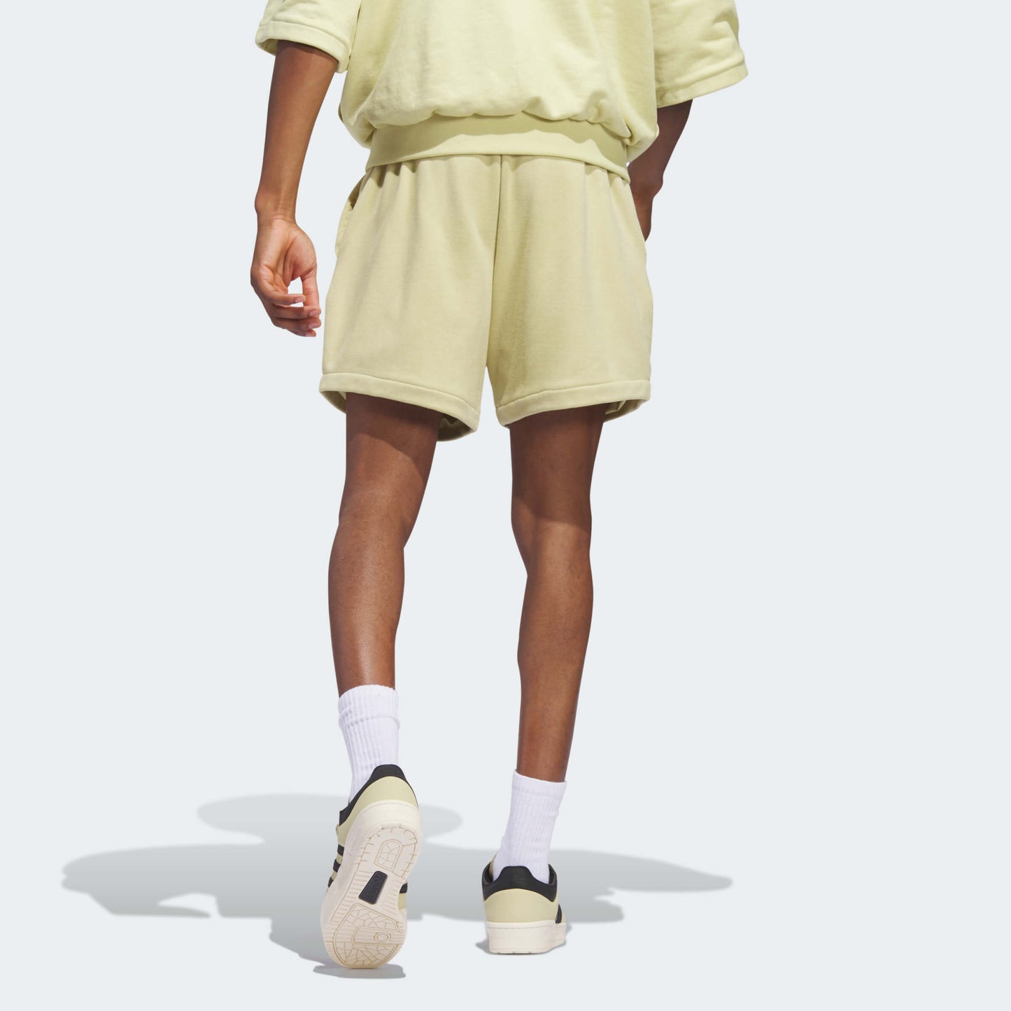 Adidas Unisex One Basketball Suede Short Yellow