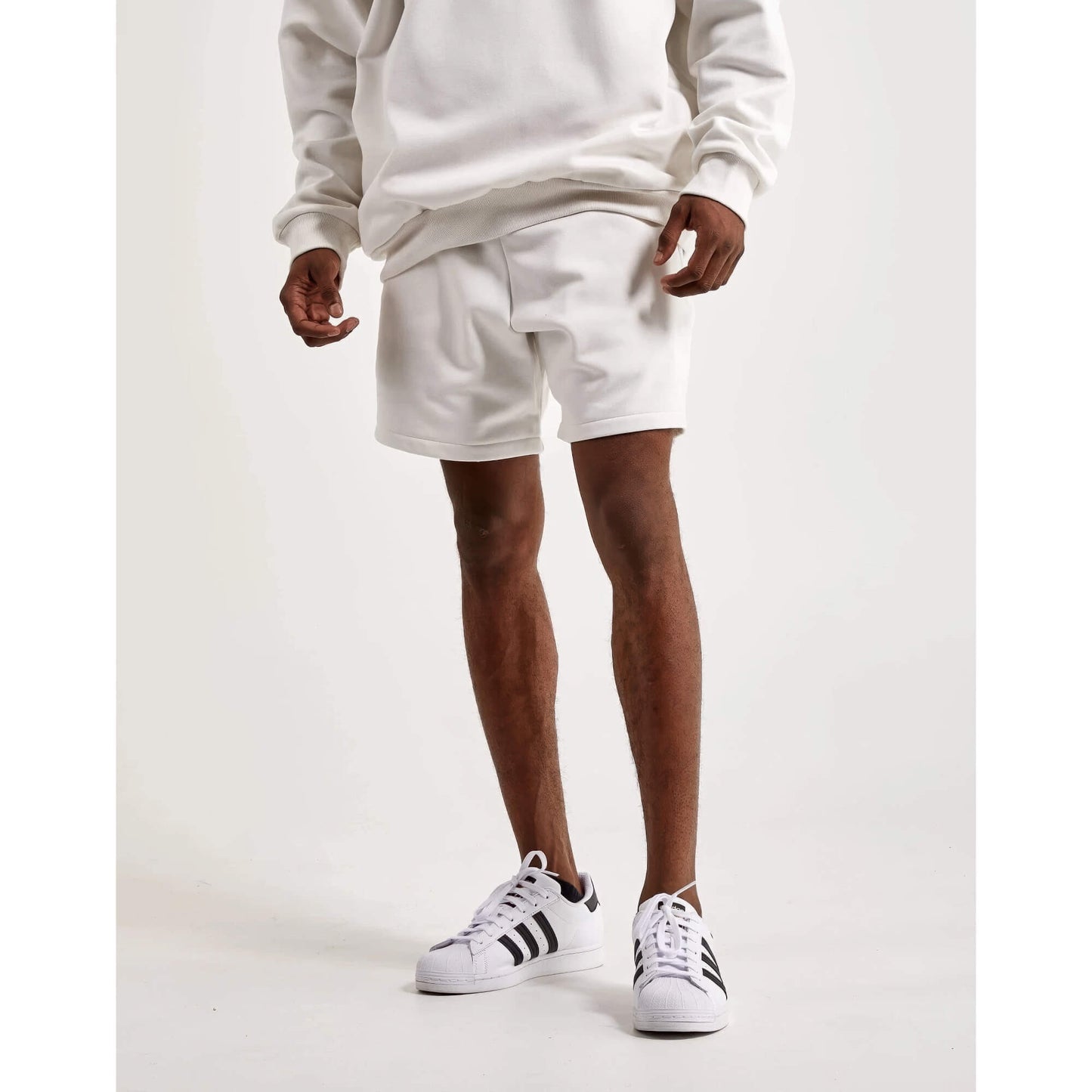 Adidas Unisex One Basketball Fleece Short White