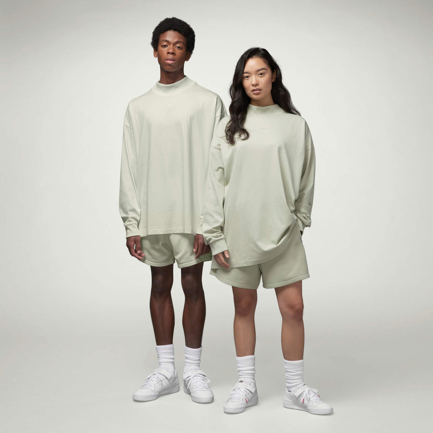 Adidas Unisex One Fleece Short Light Green