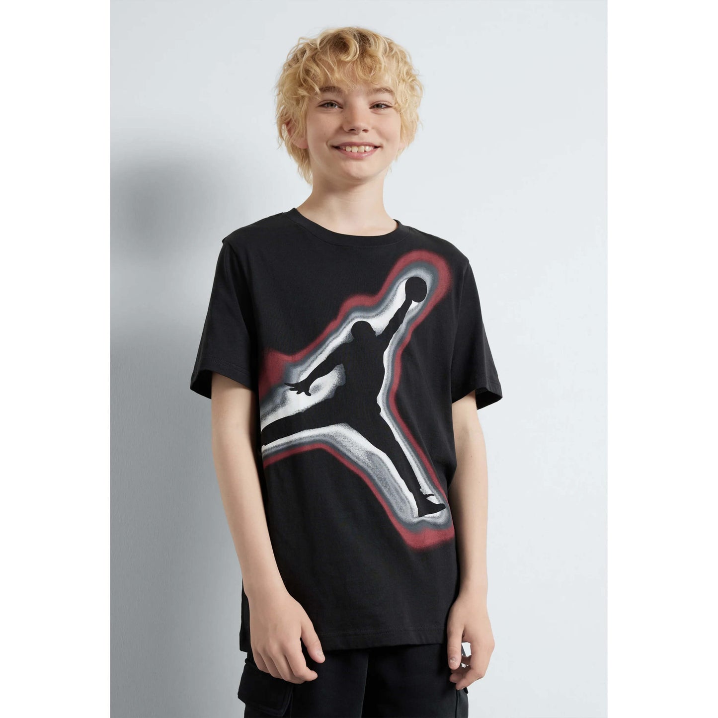 Detské tričko JORDAN Air Heatmap Jumpman čierne