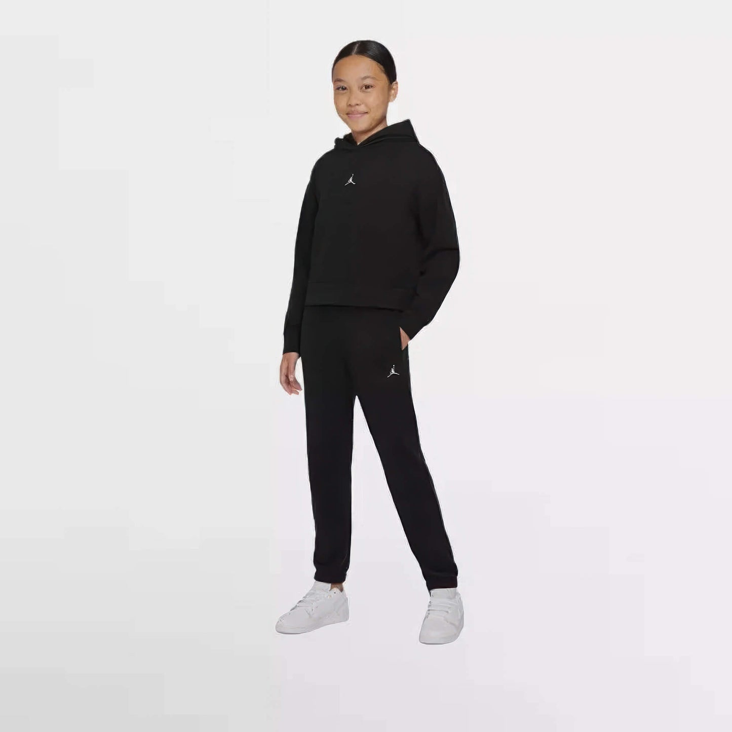 Dievčenské tepláky JORDAN Girls Brooklyn essential pant čierne