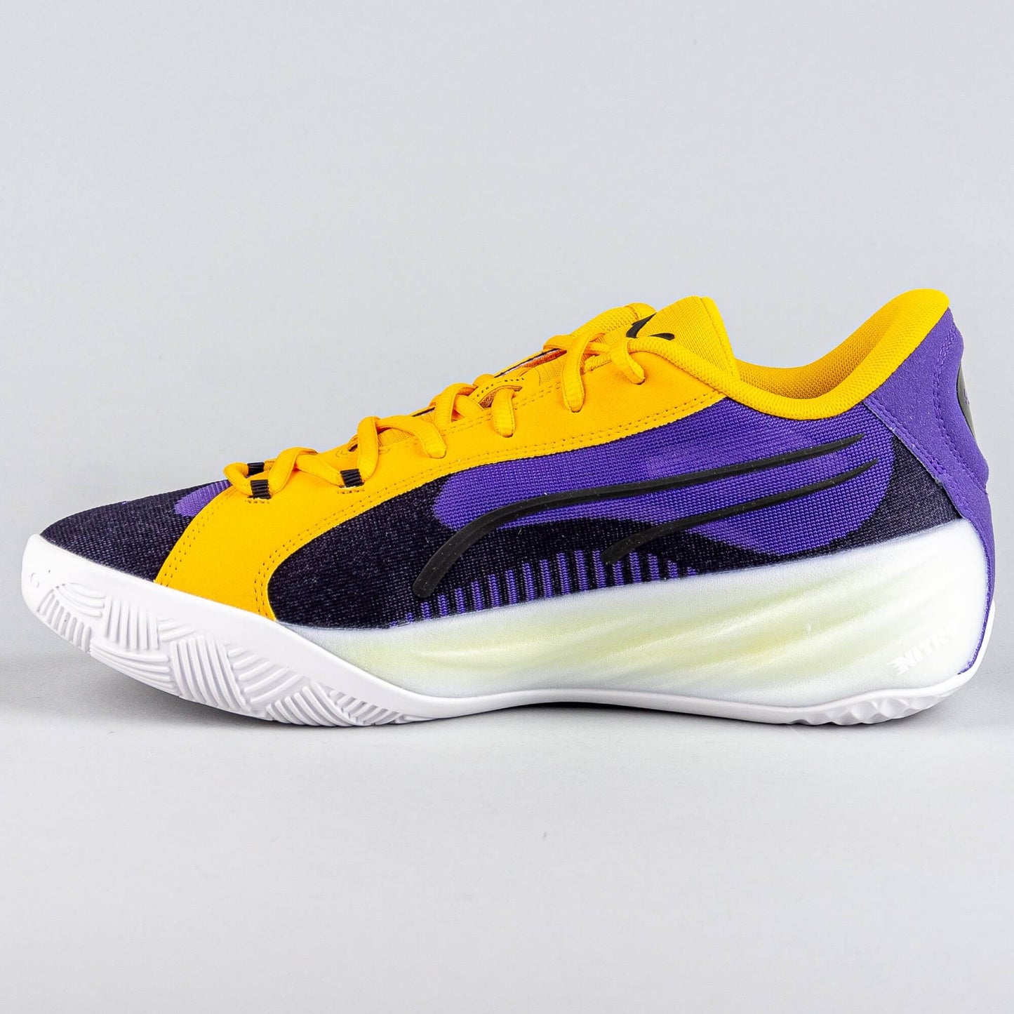 Basketbalové tenisky Puma All-Pro Nitro Shoe Team Violet/Yellow Sizzle/White