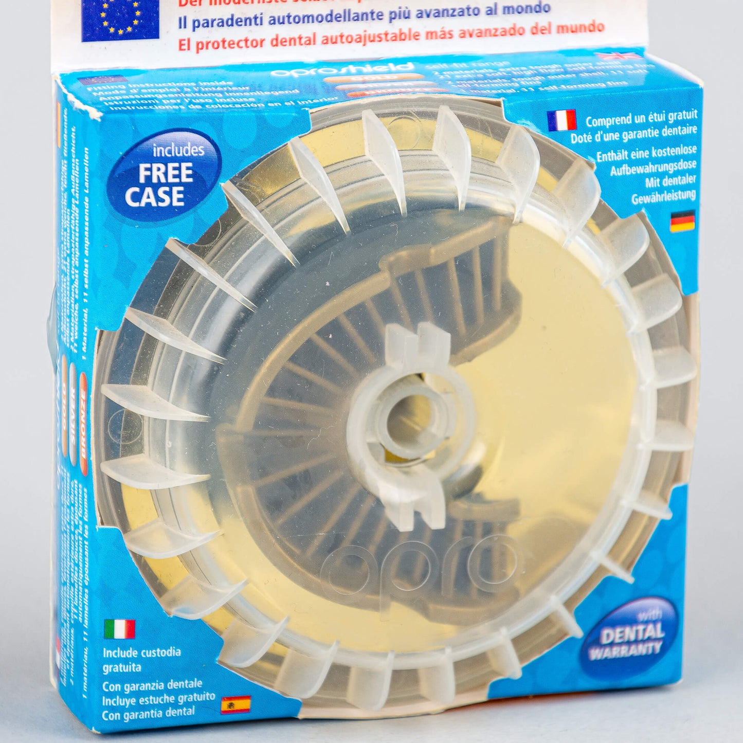 Chránič zubov Opro Shield Gold Premium Black/Gold