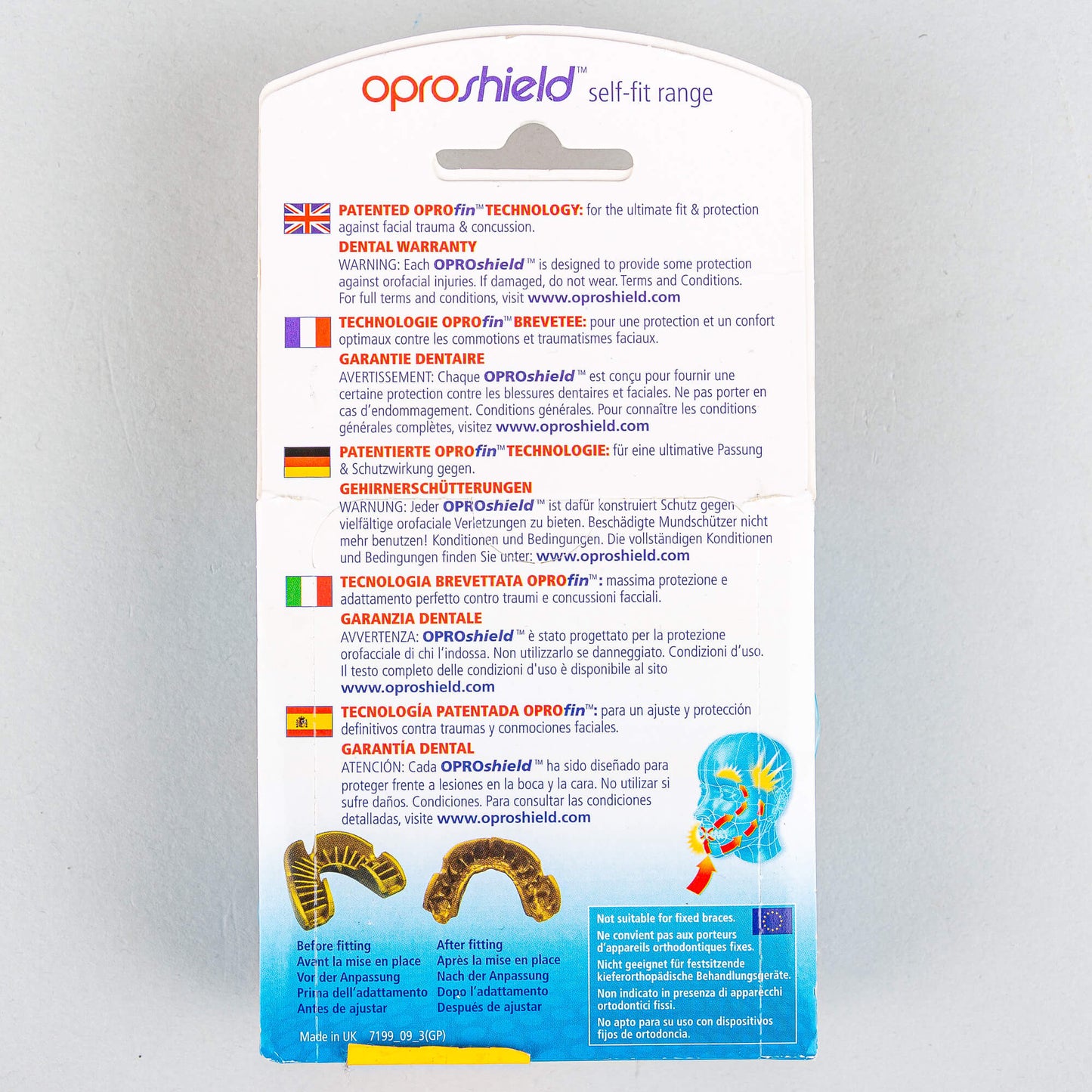 Chránič zubov Opro Shield Gold Premium Black/Gold