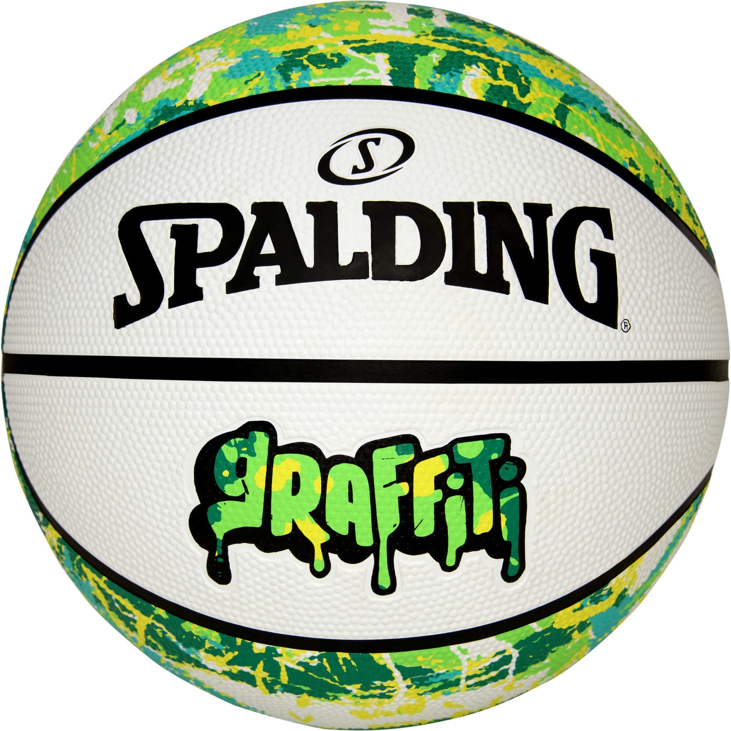 Basketbalová lopta Spalding New Graffiti Basketball Green veľkosť 6
