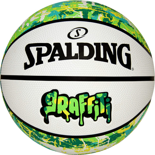 Basketbalová lopta Spalding New Graffiti Basketball Green veľkosť 6