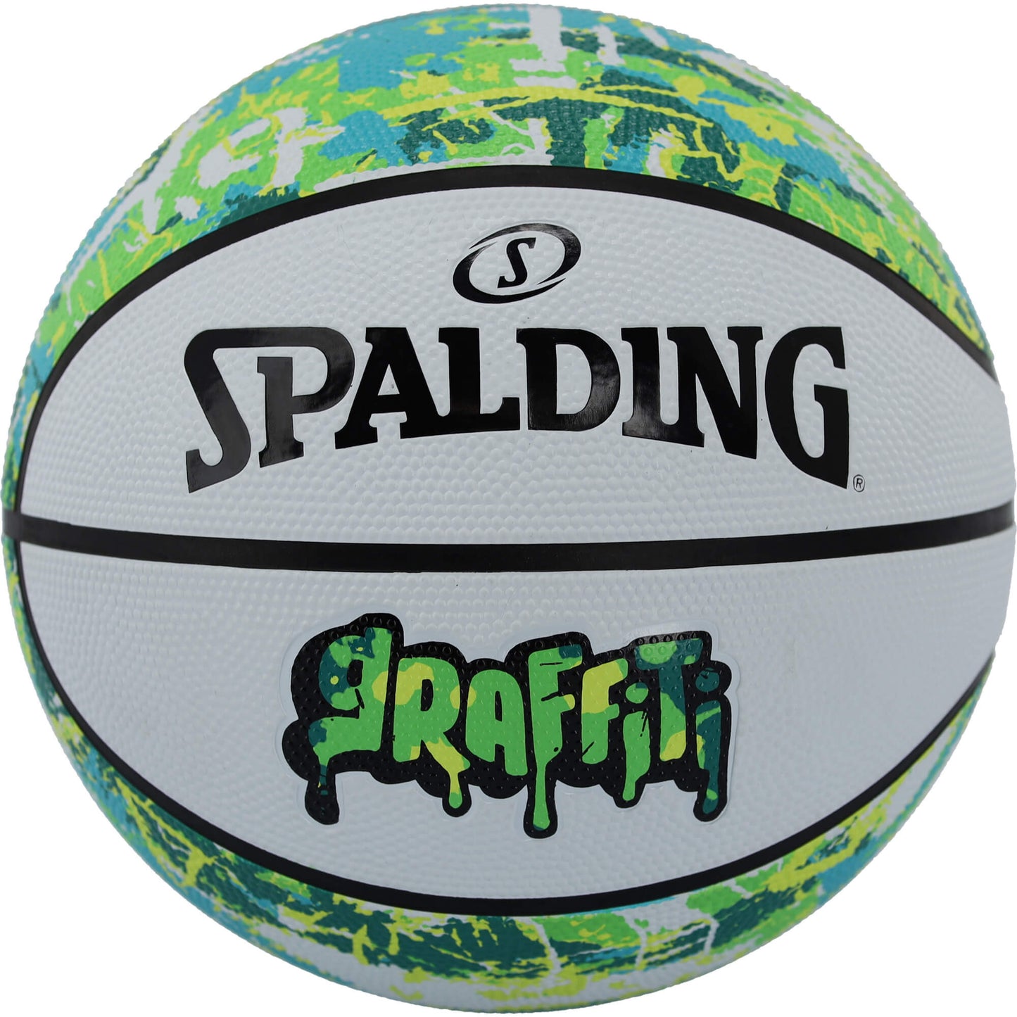 Basketbalová lopta Spalding New Graffiti Basketball Green veľkosť 7