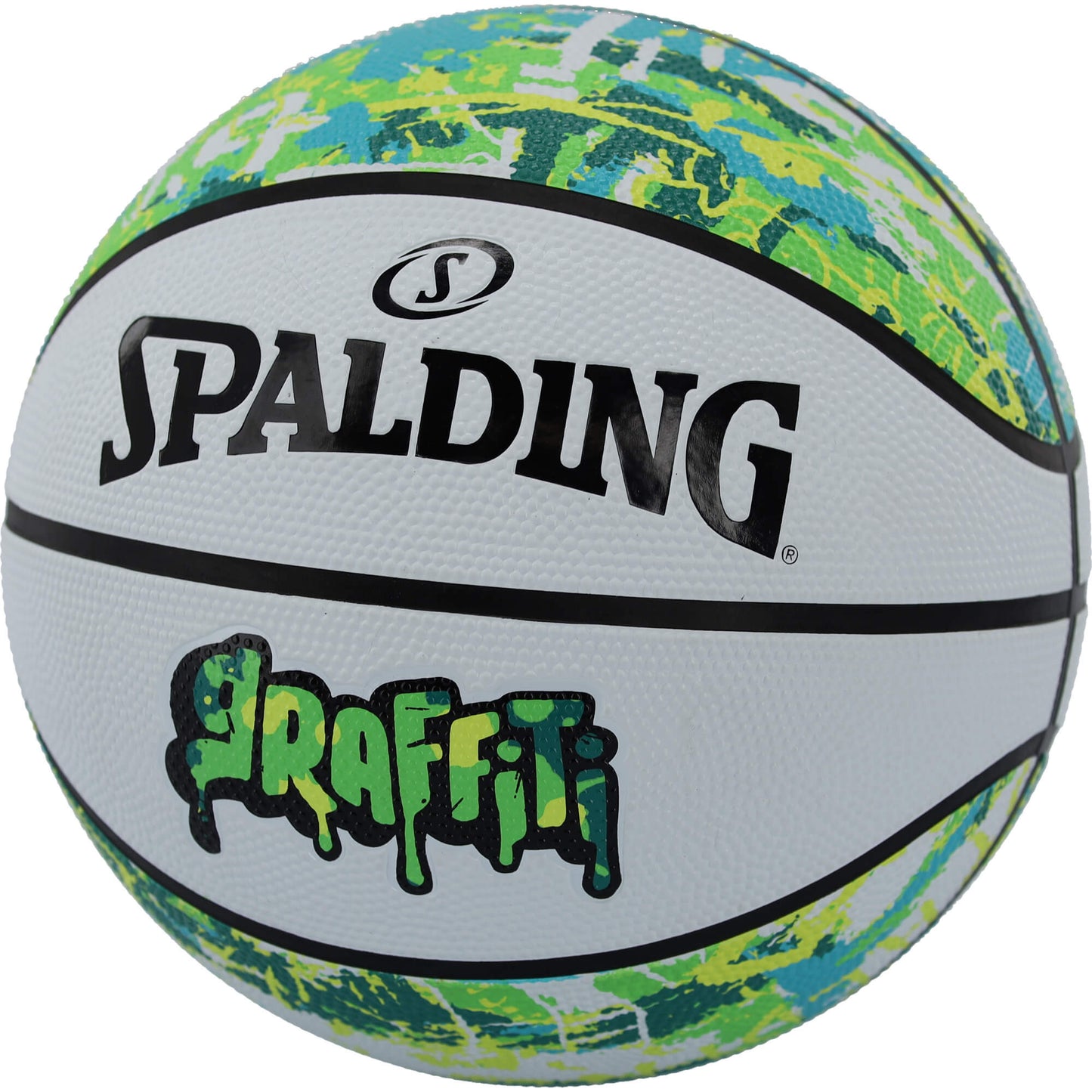 Basketbalová lopta Spalding New Graffiti Basketball Green veľkosť 7