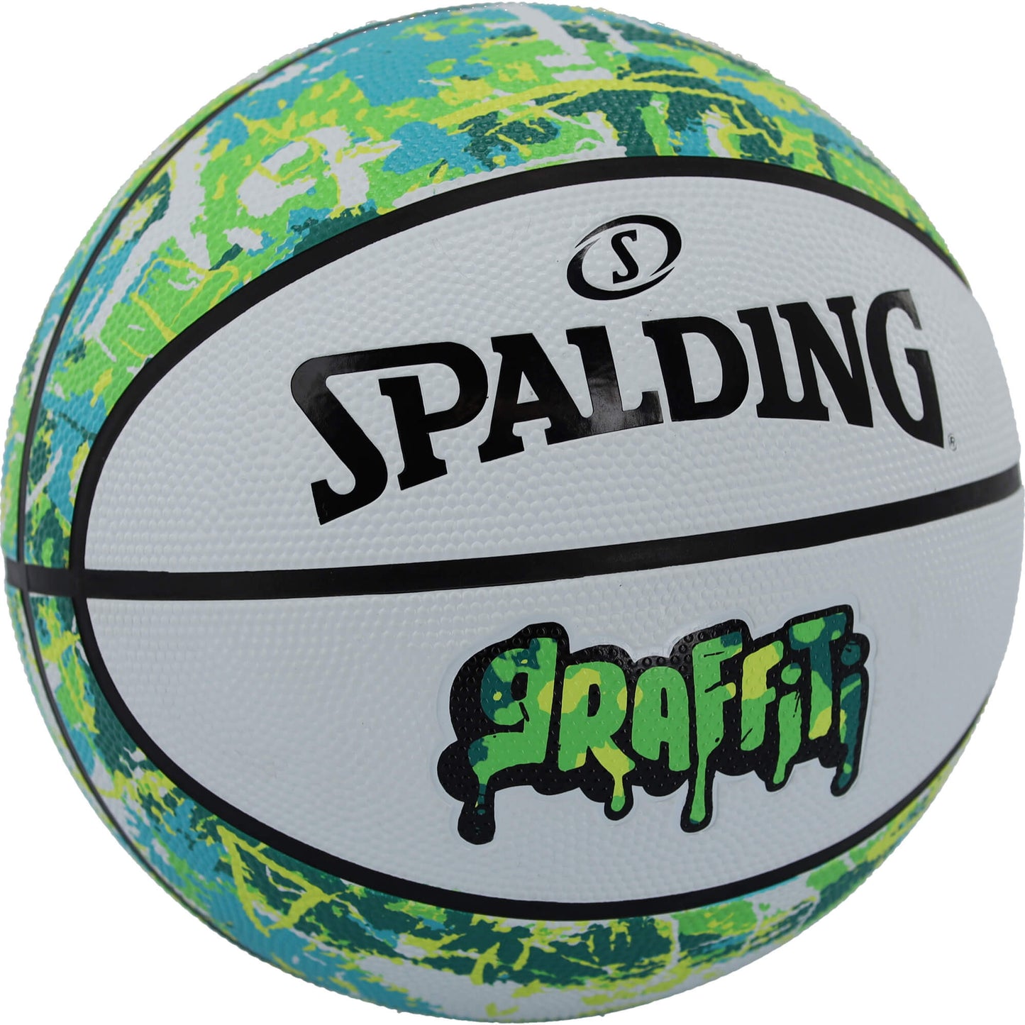 Basketbalová lopta Spalding New Graffiti Basketball Green veľkosť 7