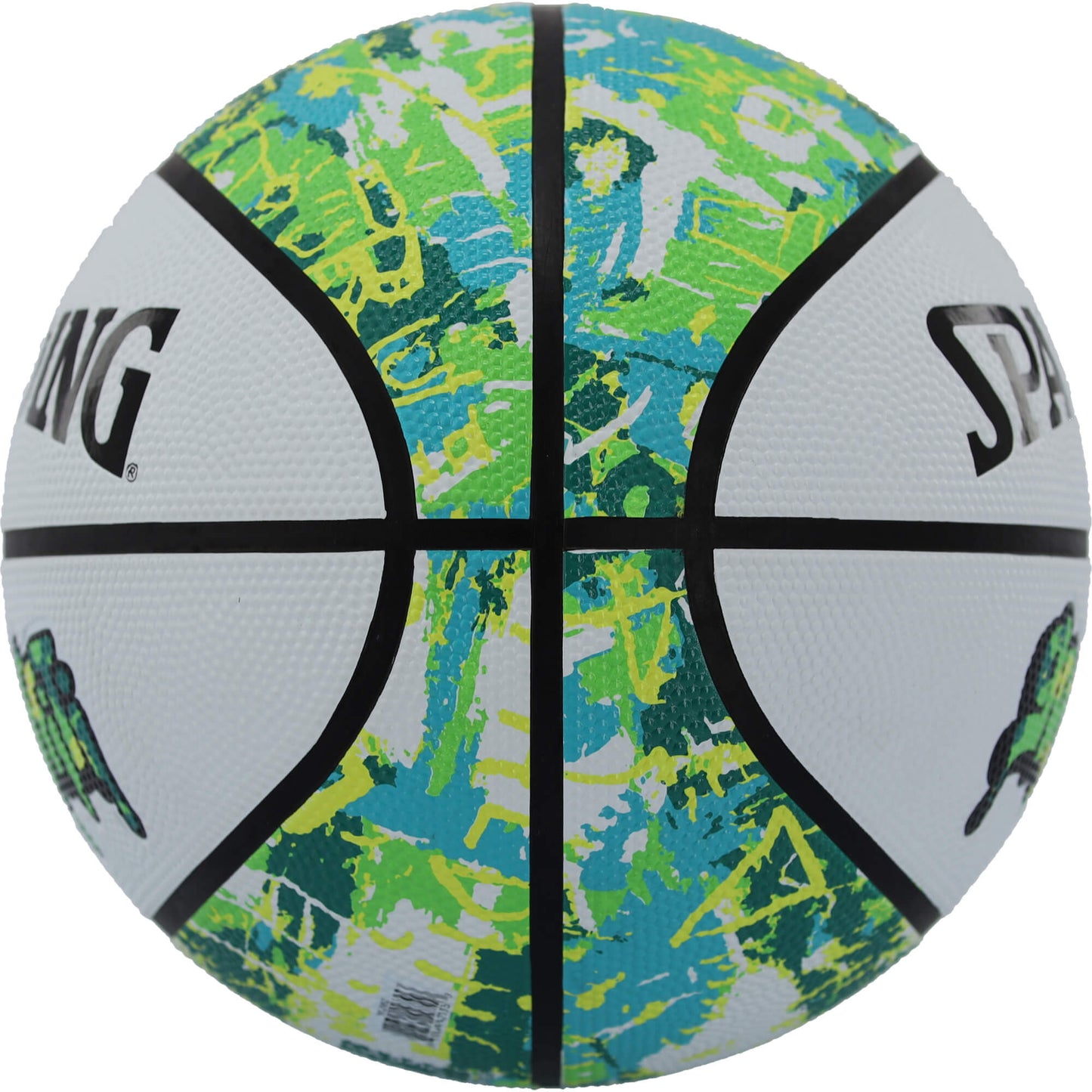Basketbalová lopta Spalding New Graffiti Basketball Green veľkosť 7