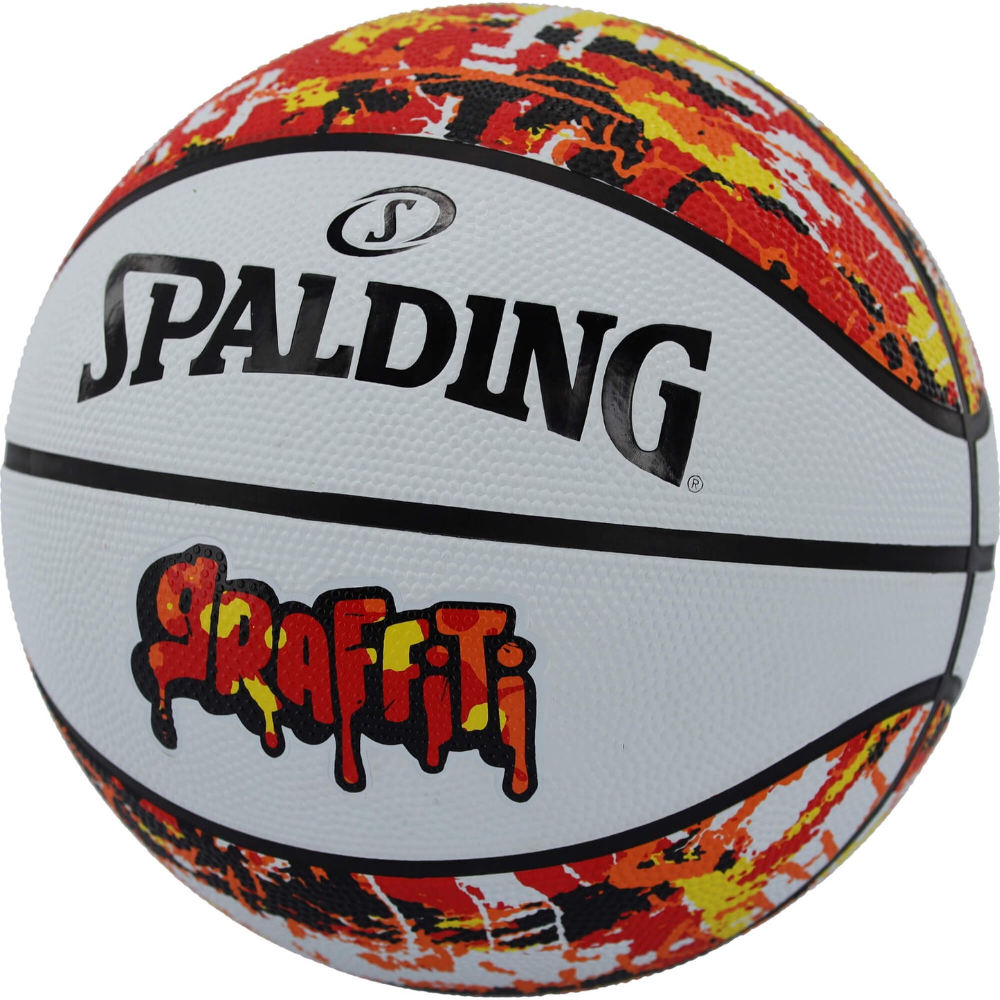 Basketbalová lopta Spalding New Graffiti Basketball Red veľkosť 5
