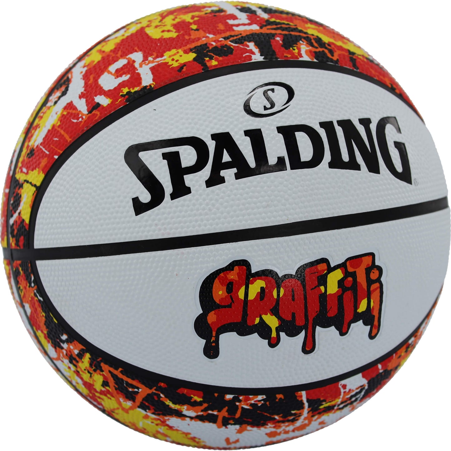 Basketbalová lopta Spalding New Graffiti Basketball Red veľkosť 7