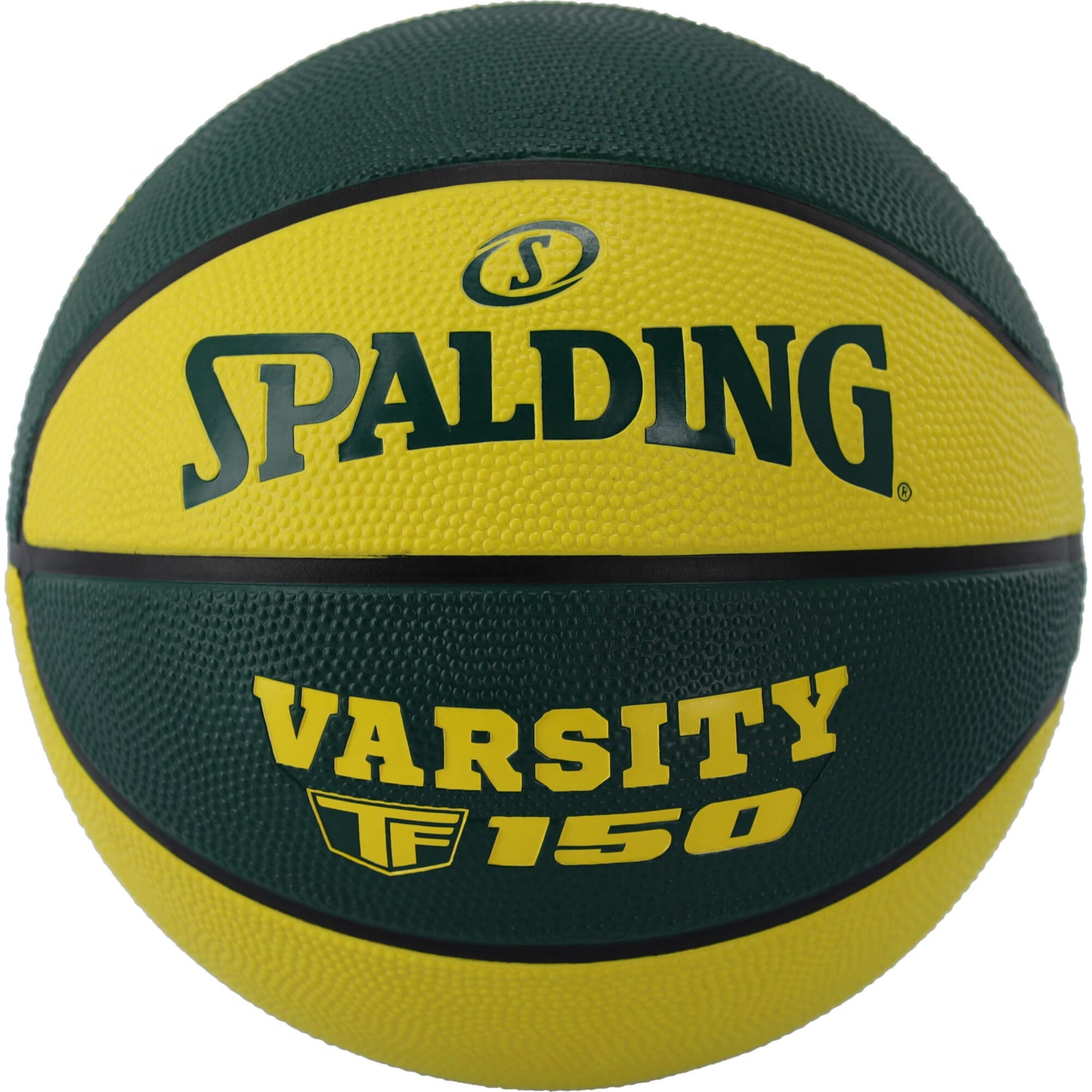 Basketbalová lopta Spalding Varsity TF-150 Basketball Green Yellow veľkosť 7