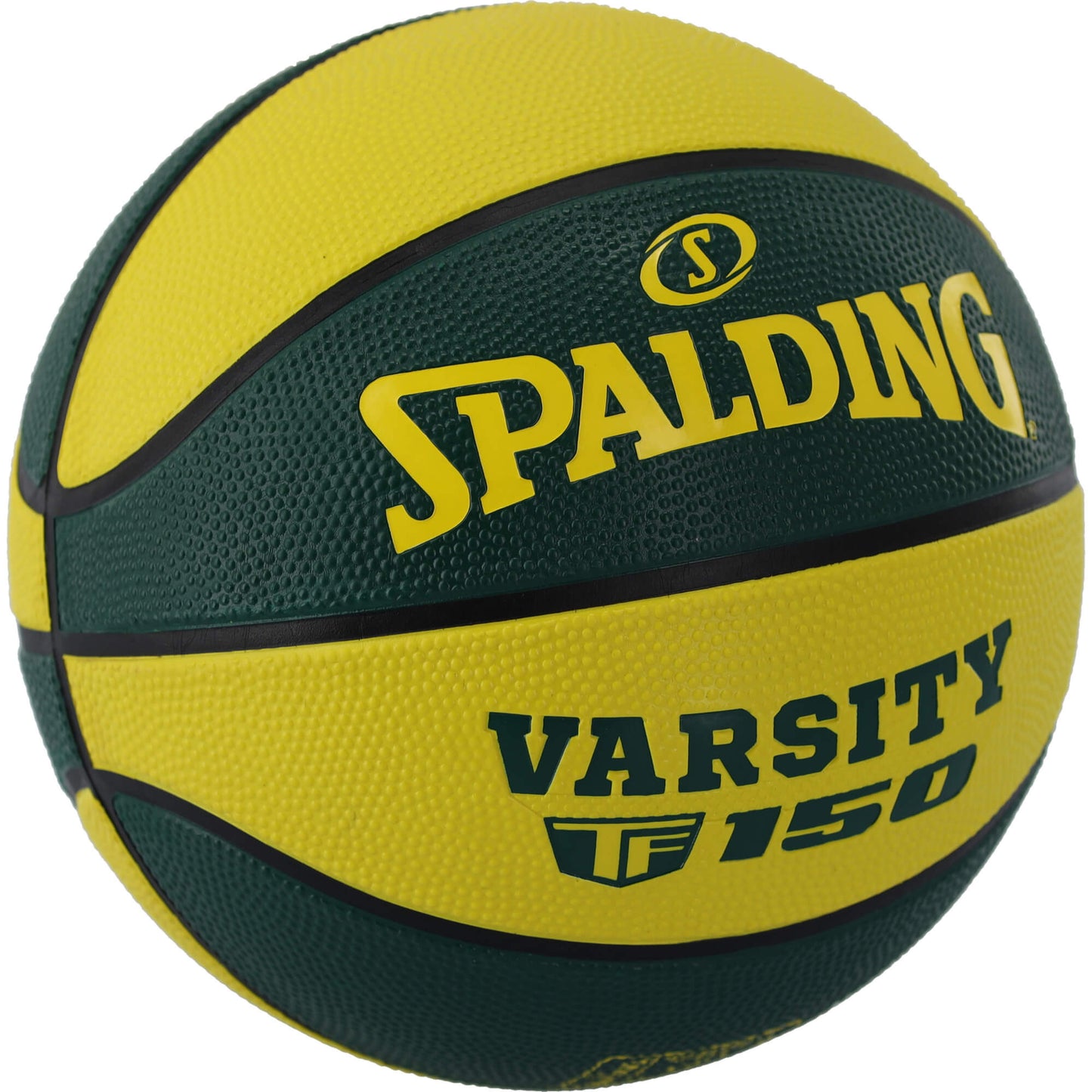 Basketbalová lopta Spalding Varsity TF-150 Basketball Green Yellow veľkosť 7