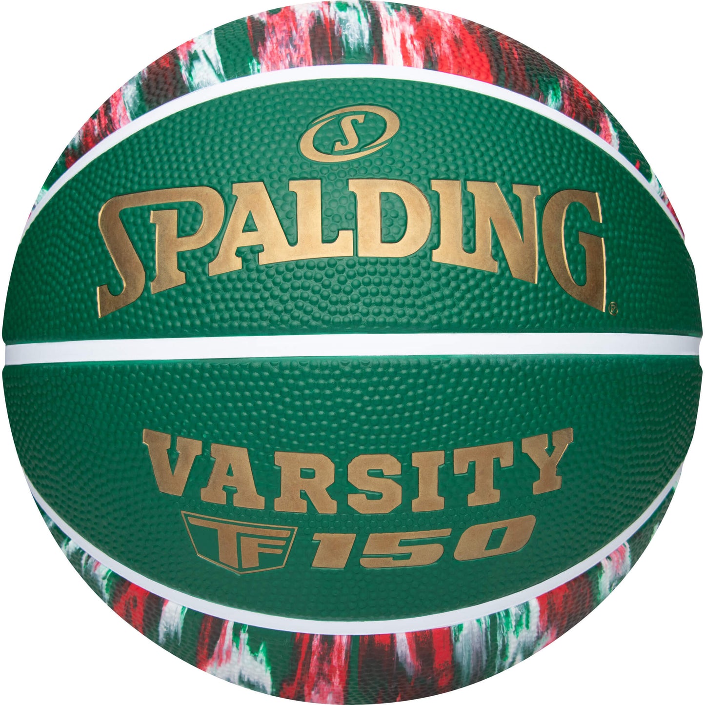 Basketbalová lopta Spalding Varsity TF-150 Basketball Green Marble veľkosť 7