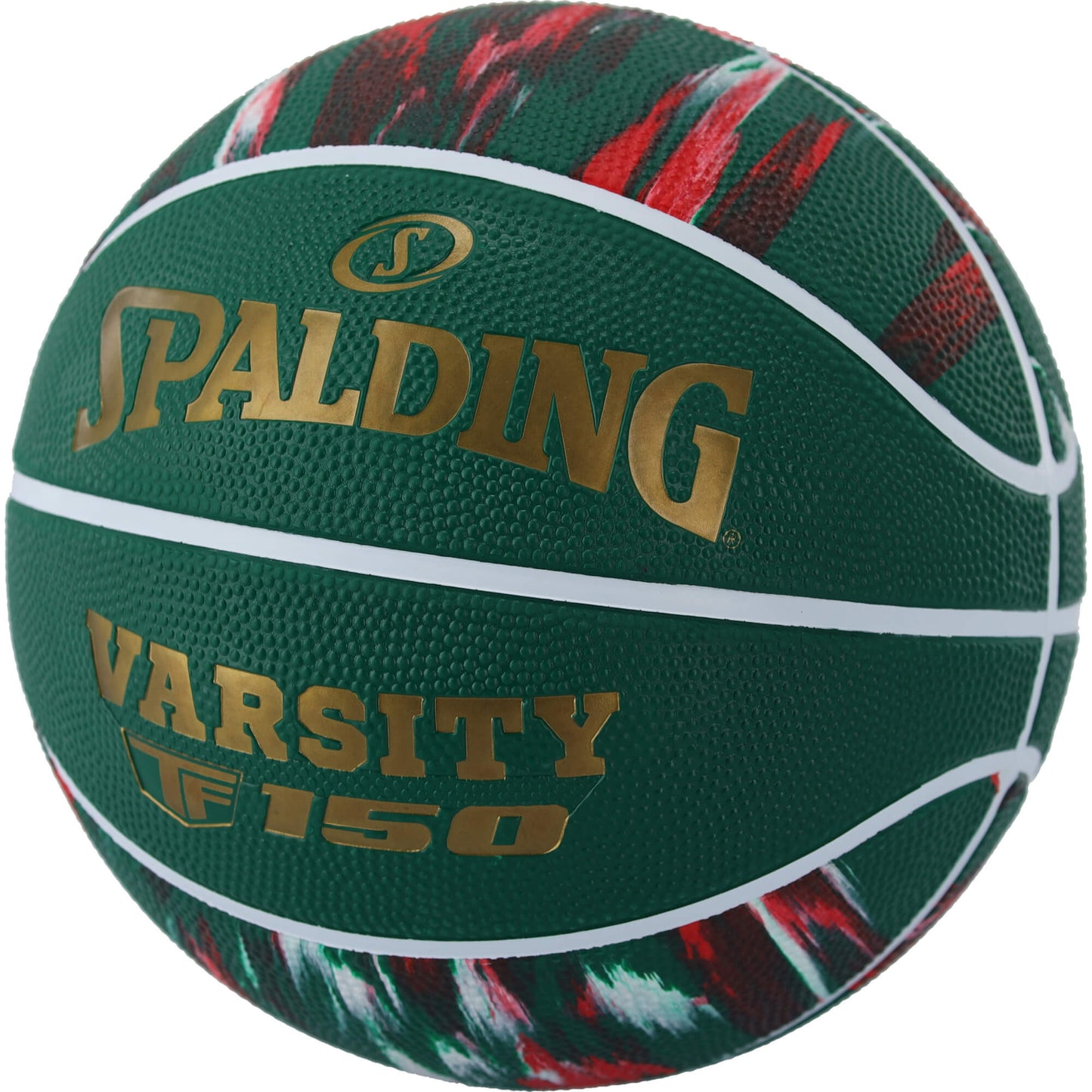 Basketbalová lopta Spalding Varsity TF-150 Basketball Green Marble veľkosť 7