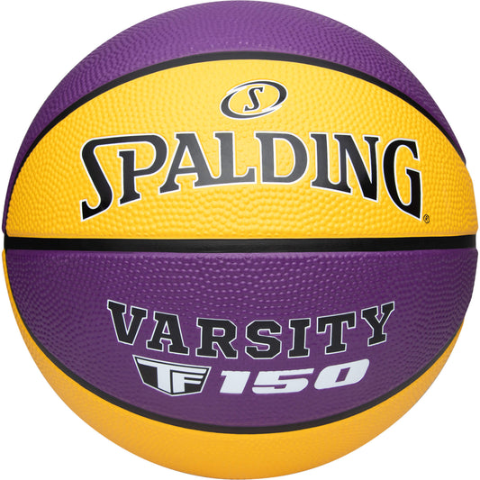 Basketbalová lopta Spalding Varsity TF-150 Basketball Purple gold veľkosť 5