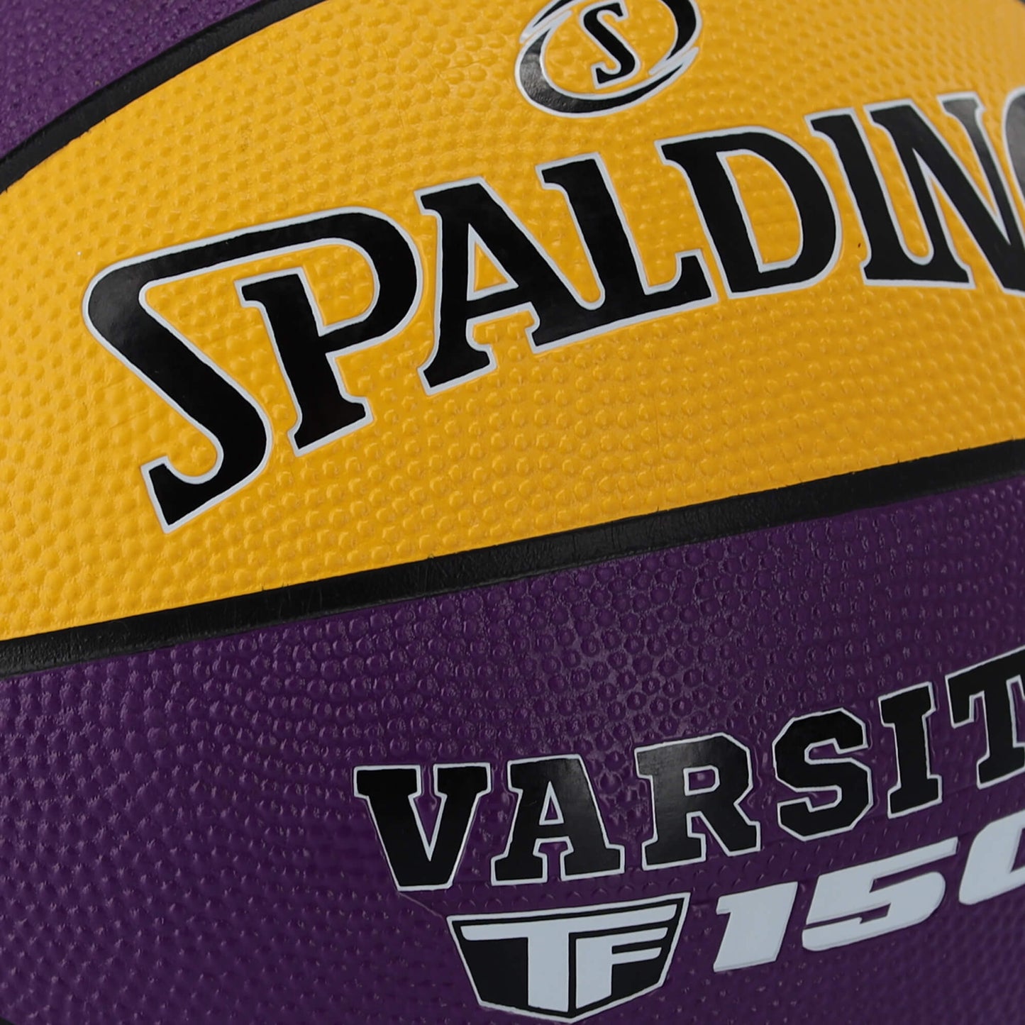 Basketbalová lopta Spalding Varsity TF-150 Basketball Purple gold veľkosť 5