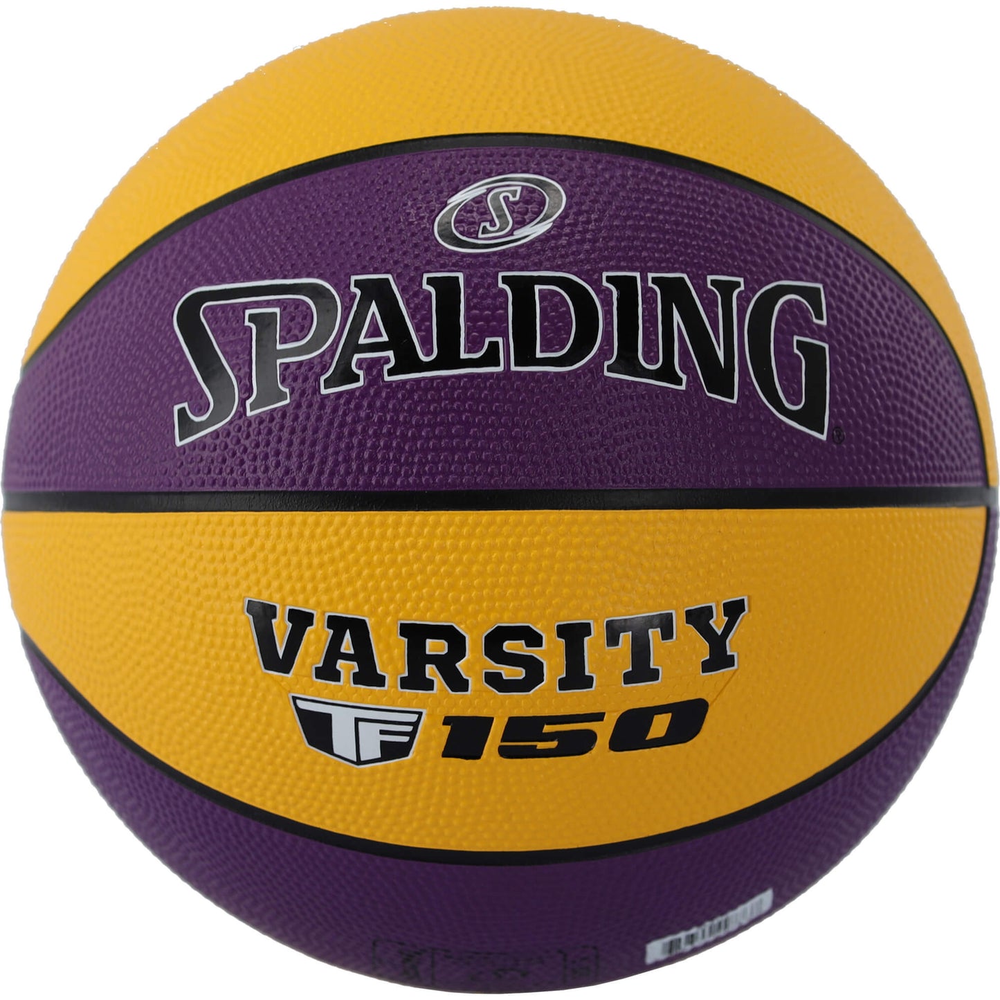 Basketbalová lopta Spalding Varsity TF-150 Basketball Purple gold veľkosť 5