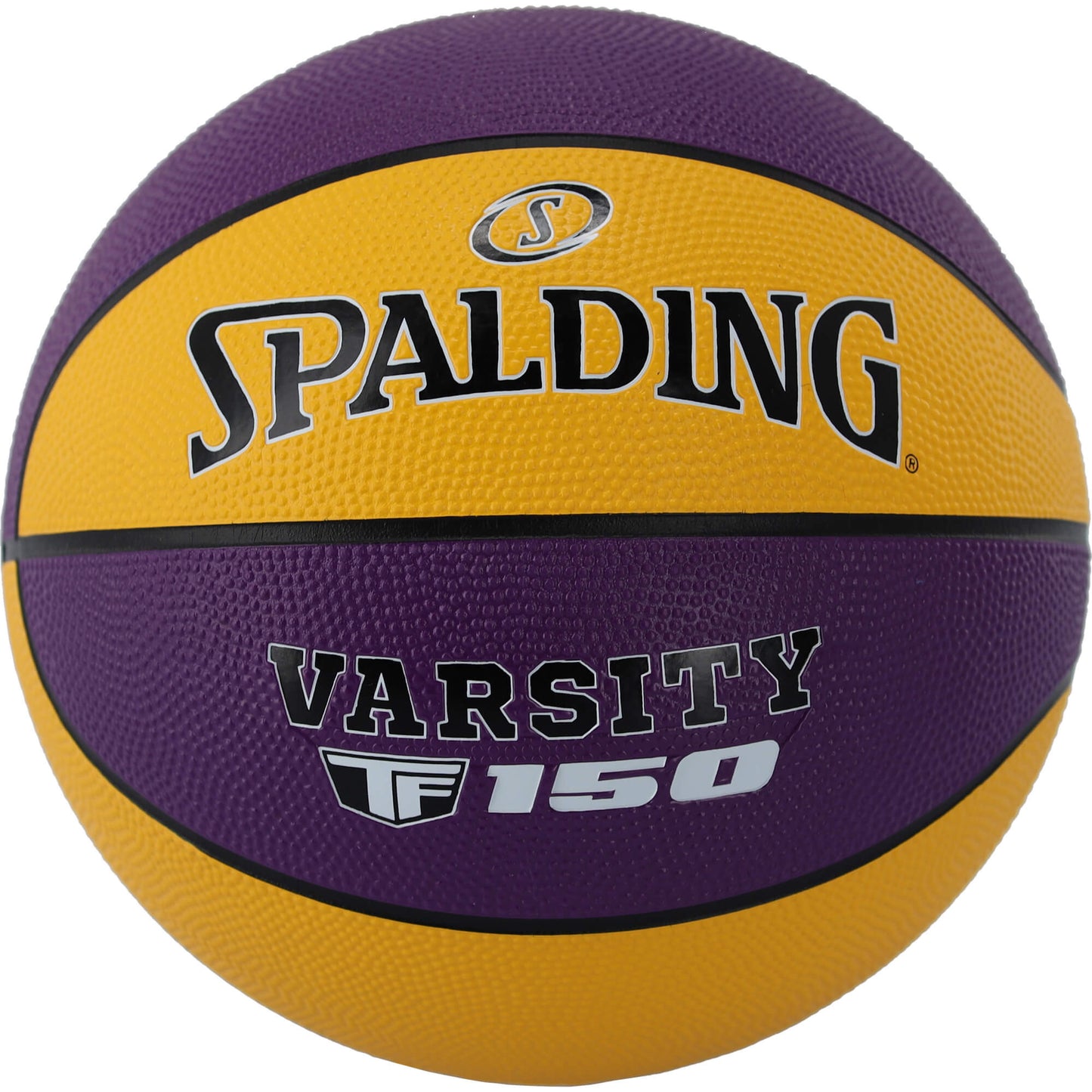 Basketbalová lopta Spalding Varsity TF-150 Basketball Purple gold veľkosť 5