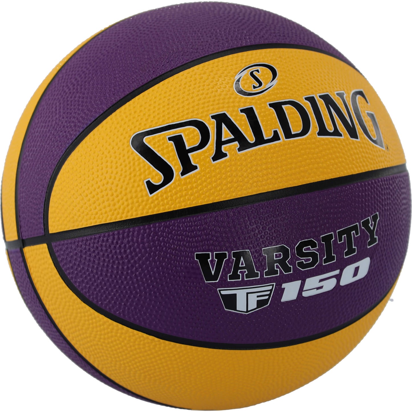 Basketbalová lopta Spalding Varsity TF-150 Basketball Purple gold veľkosť 5