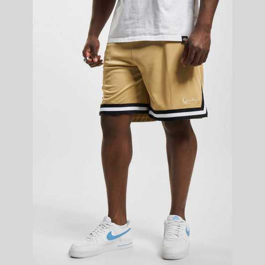 Karl Kani KK Small Signature Essential Mesh Shorts light brown