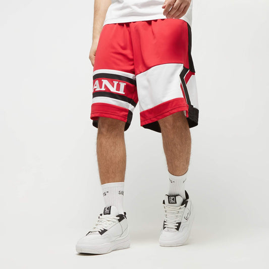 Karl Kani Retro Block Shorts red/black/white