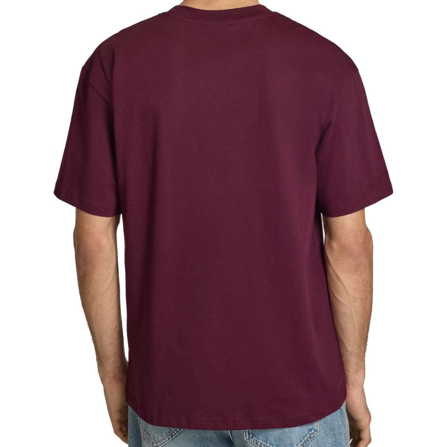 Pánske tričko Karl Kani Heritage 89 Oversized T-Shirt bordovo červené
