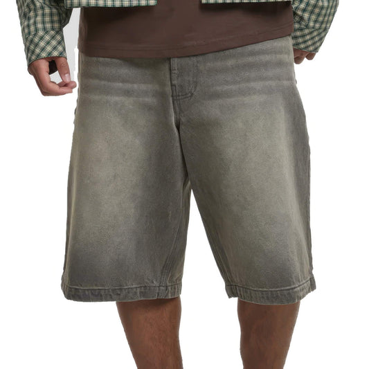 Džínsové kraťasy Karl Kani OG Washed Relaxed Baggy Jorts šedé