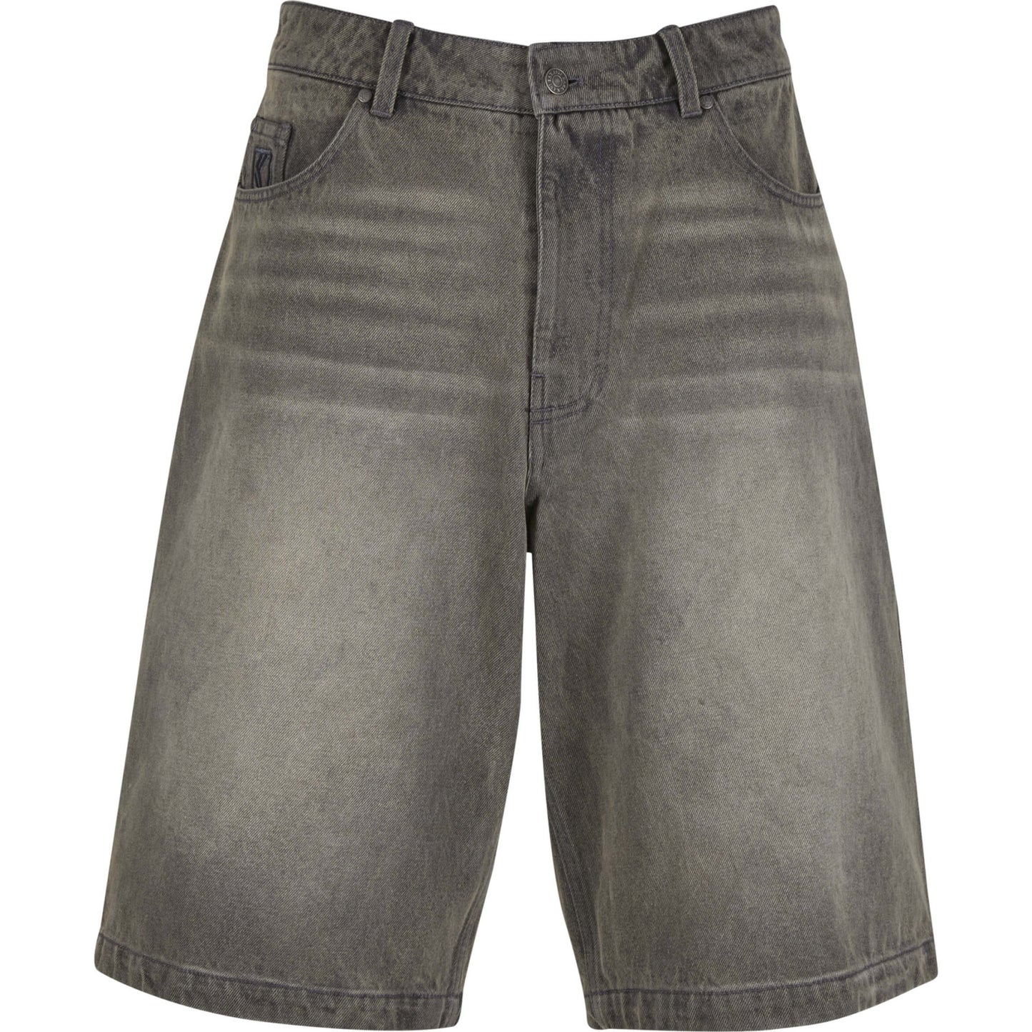 Džínsové kraťasy Karl Kani OG Washed Relaxed Baggy Jorts šedé