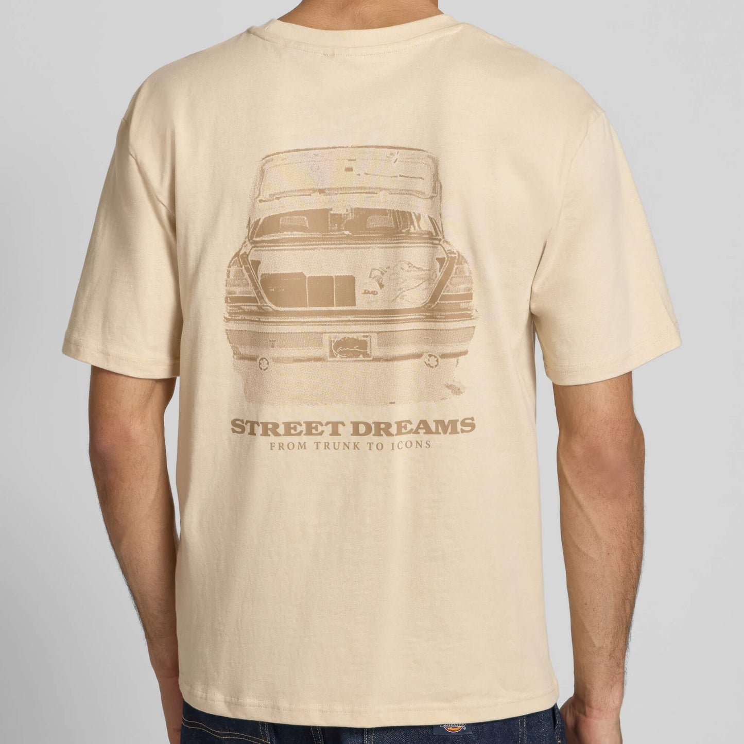 Pánske tričko Karl Kani Slogan Boxy T-Shirt béžové