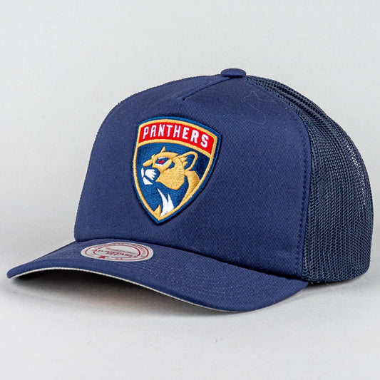 Šiltovka Mitchell & Ness NHL Evergreen Trucker Florida Panthers tmavomodrá