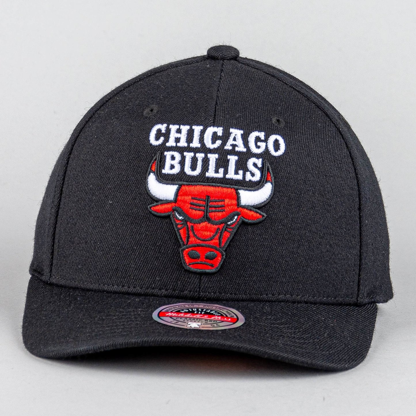 Šiltovka Mitchell & Ness snapback Chicago Bulls Team Logo High Crown Red čierna