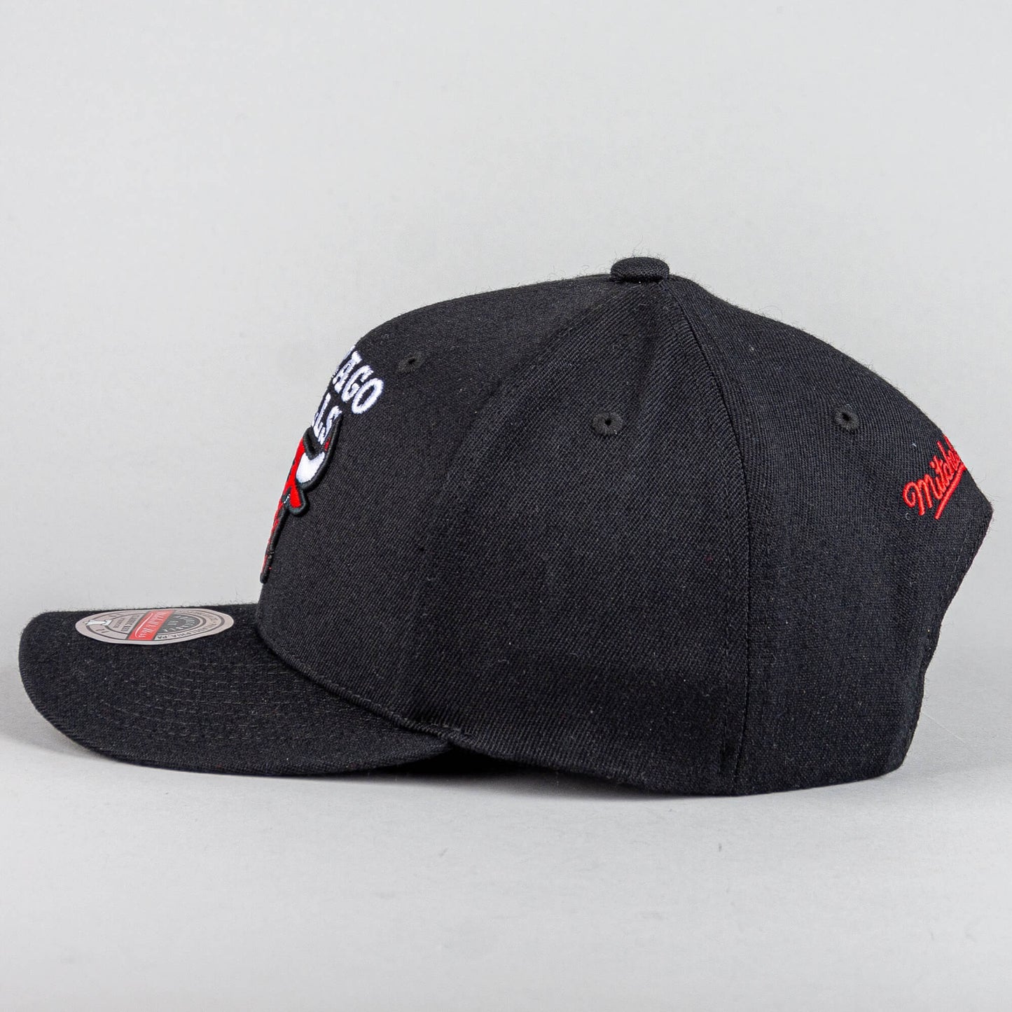 Šiltovka Mitchell & Ness snapback Chicago Bulls Team Logo High Crown Red čierna