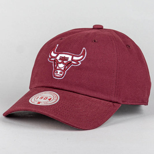 Šiltovka Mitchell & Ness NBA Fashion Basic Strapback Chicago Bulls tmavo-fialová
