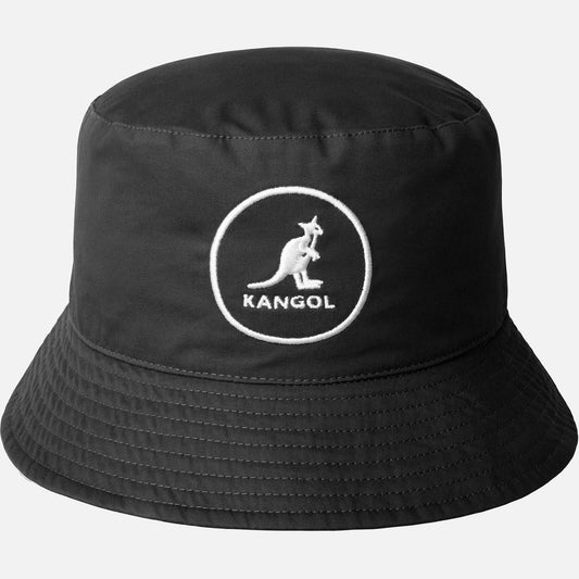 Klobúk KANGOL® COTTON BUCKET čierny
