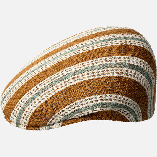 Baretka KANGOL® RESORT STRIPE 504 hnedá