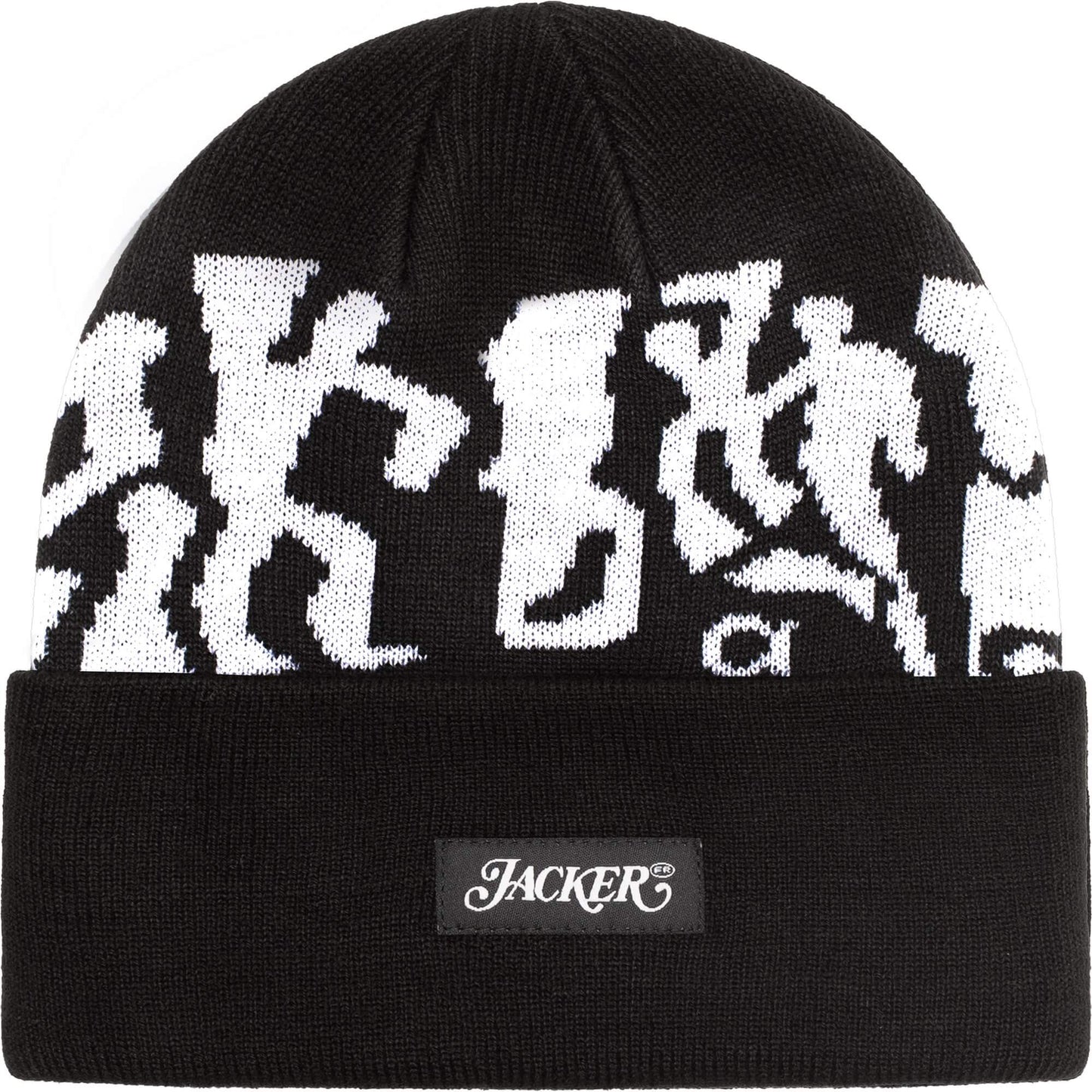 Čiapka Jacker Mirror Maze Beanie čierna